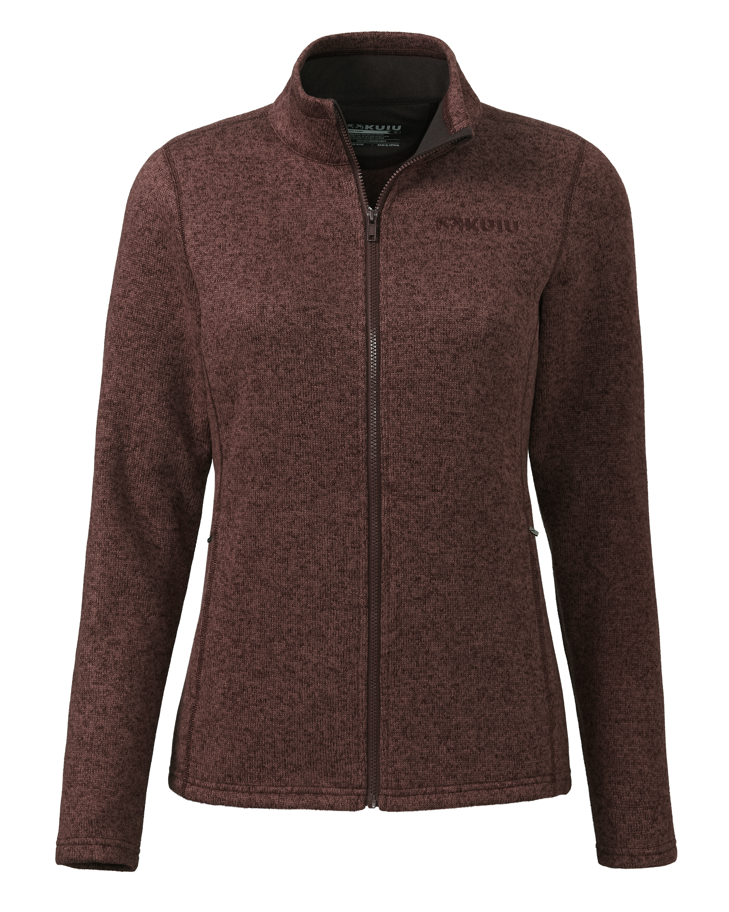 Outlet Women's Base Camp Full Zip Sweater | Windsor Wine Heather
