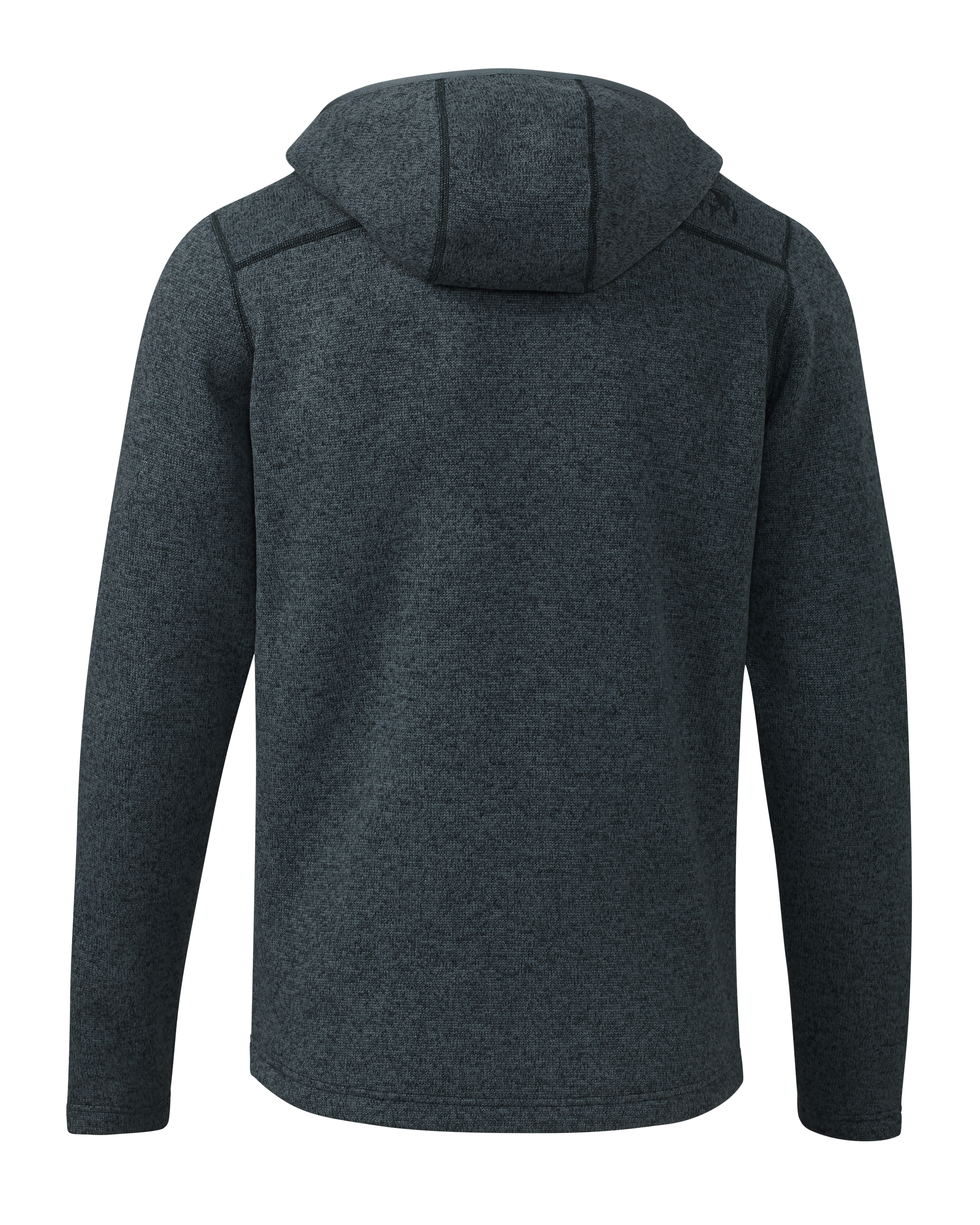 Alternative view of Outlet Base Camp Hooded Sweater | Navy Heather