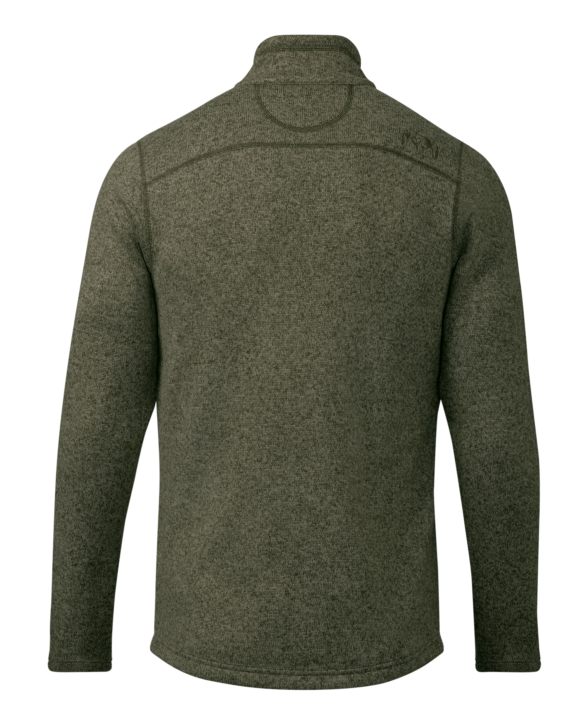 Alternative view of Base Camp Full Zip Sweater | Olive Heather
