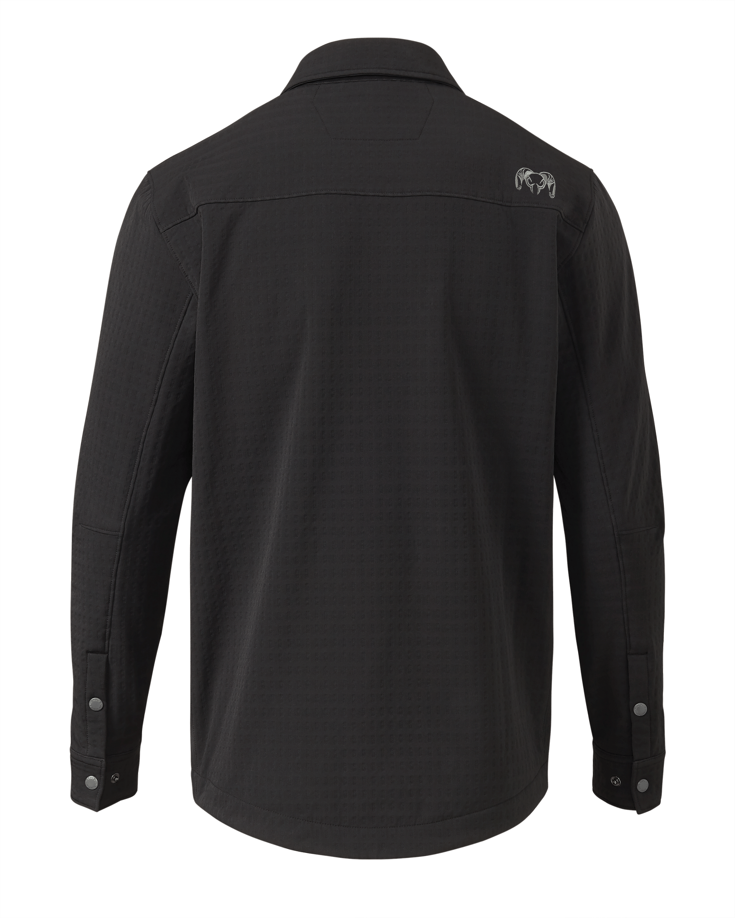 Alternative view of Blockfield Fleece Shirt Jacket | Black