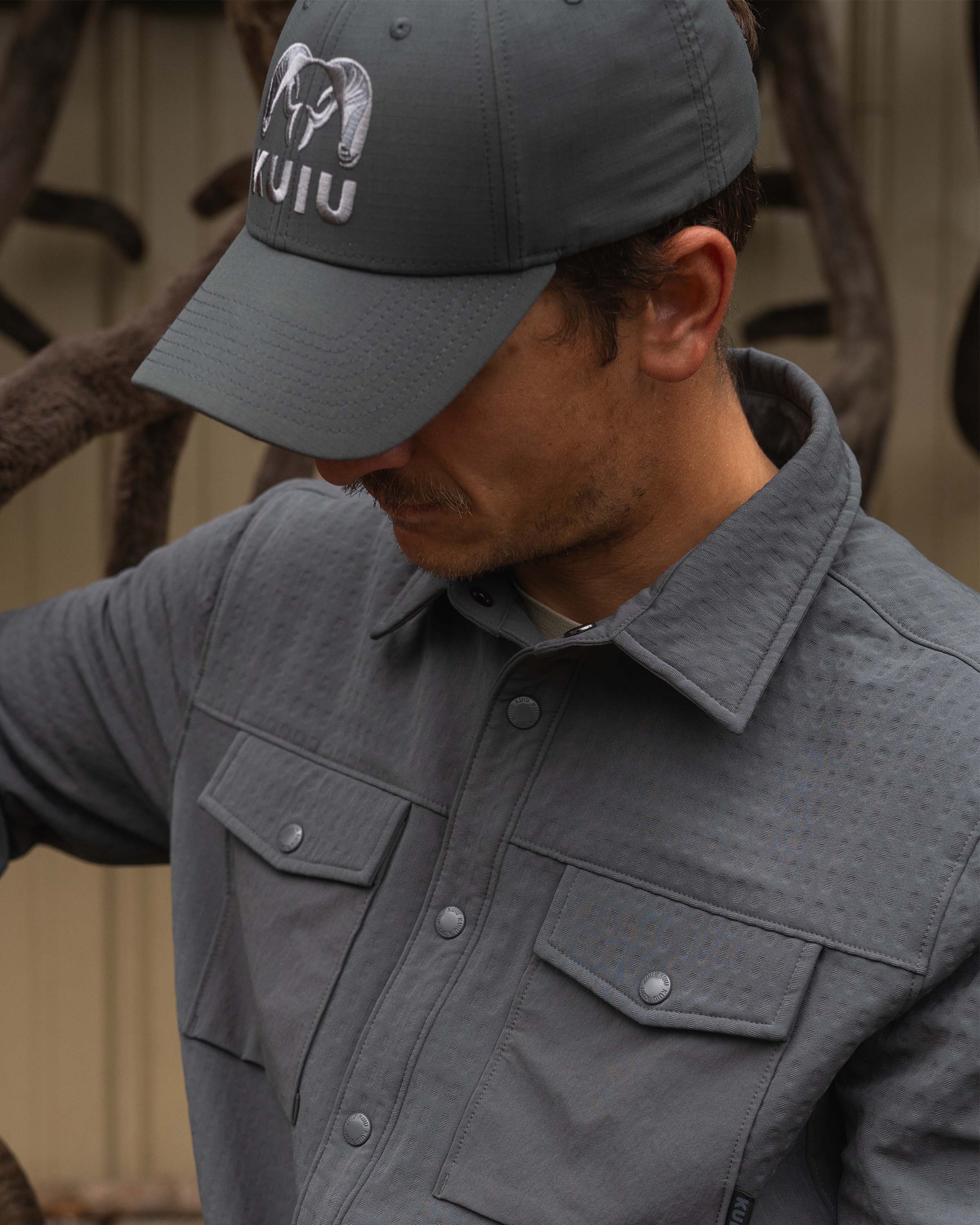 Blockfield Fleece Shirt Jacket | Black - Image 7