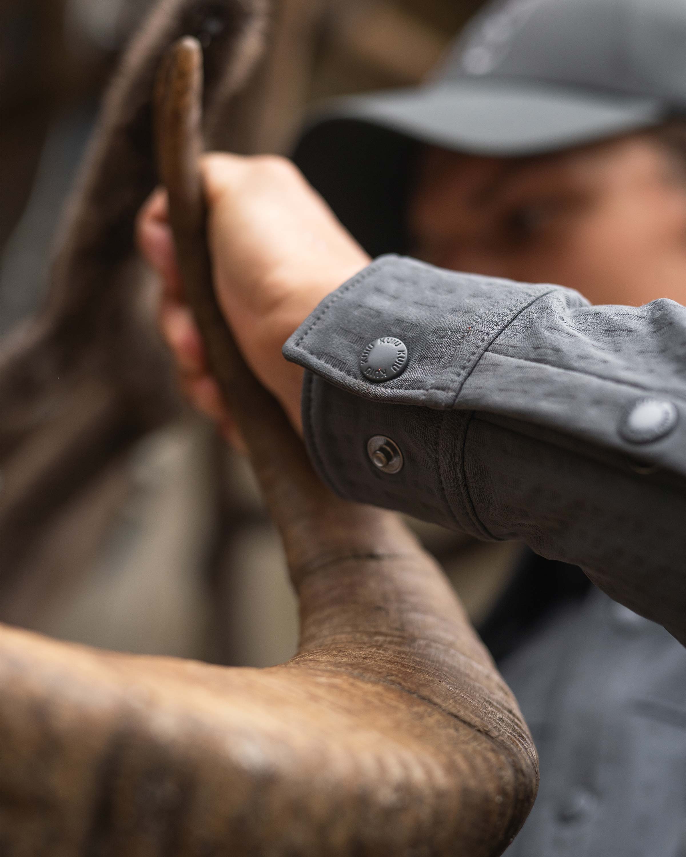 Blockfield Fleece Shirt Jacket | Black - Image 8