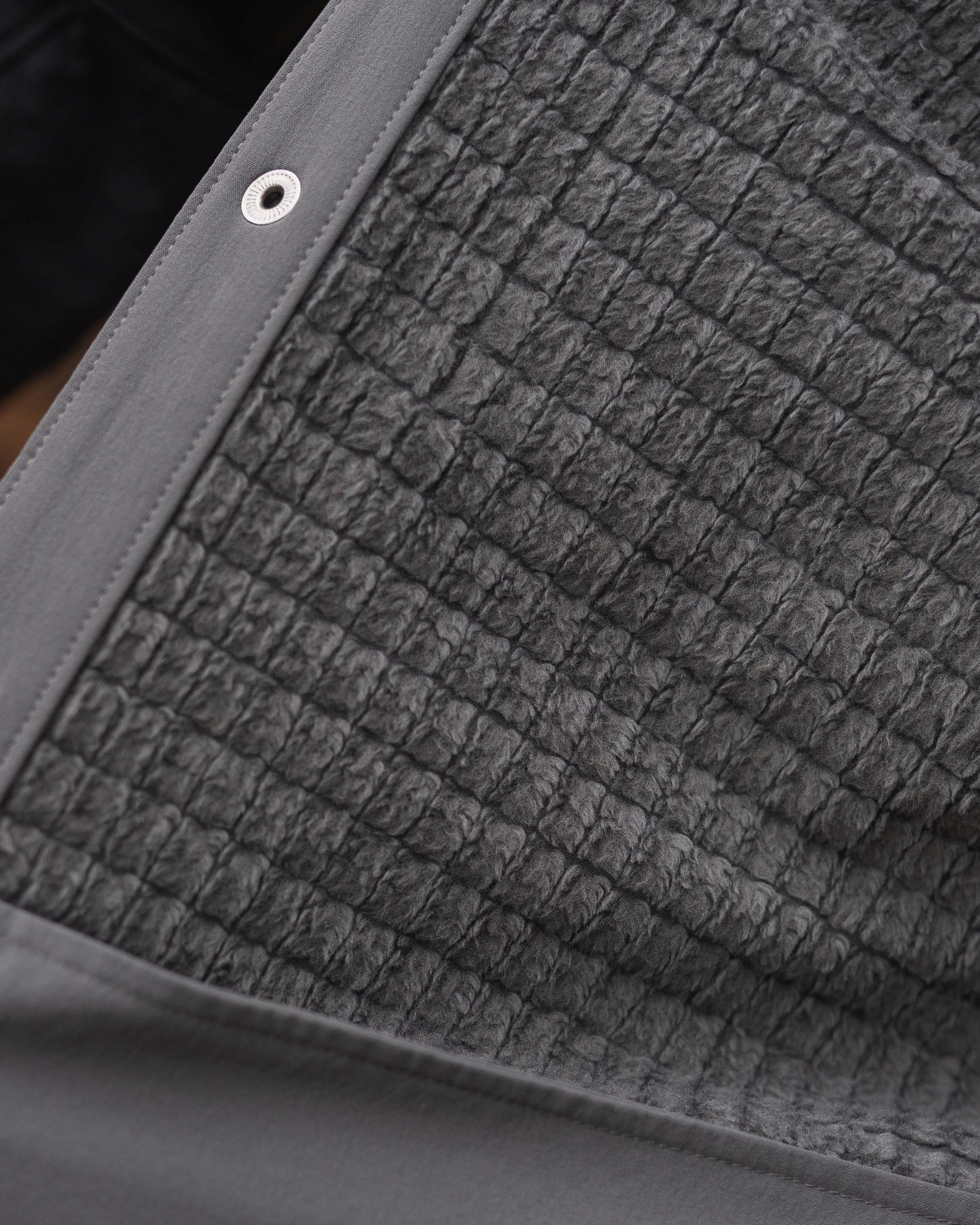 Blockfield Fleece Shirt Jacket | Black - Image 10