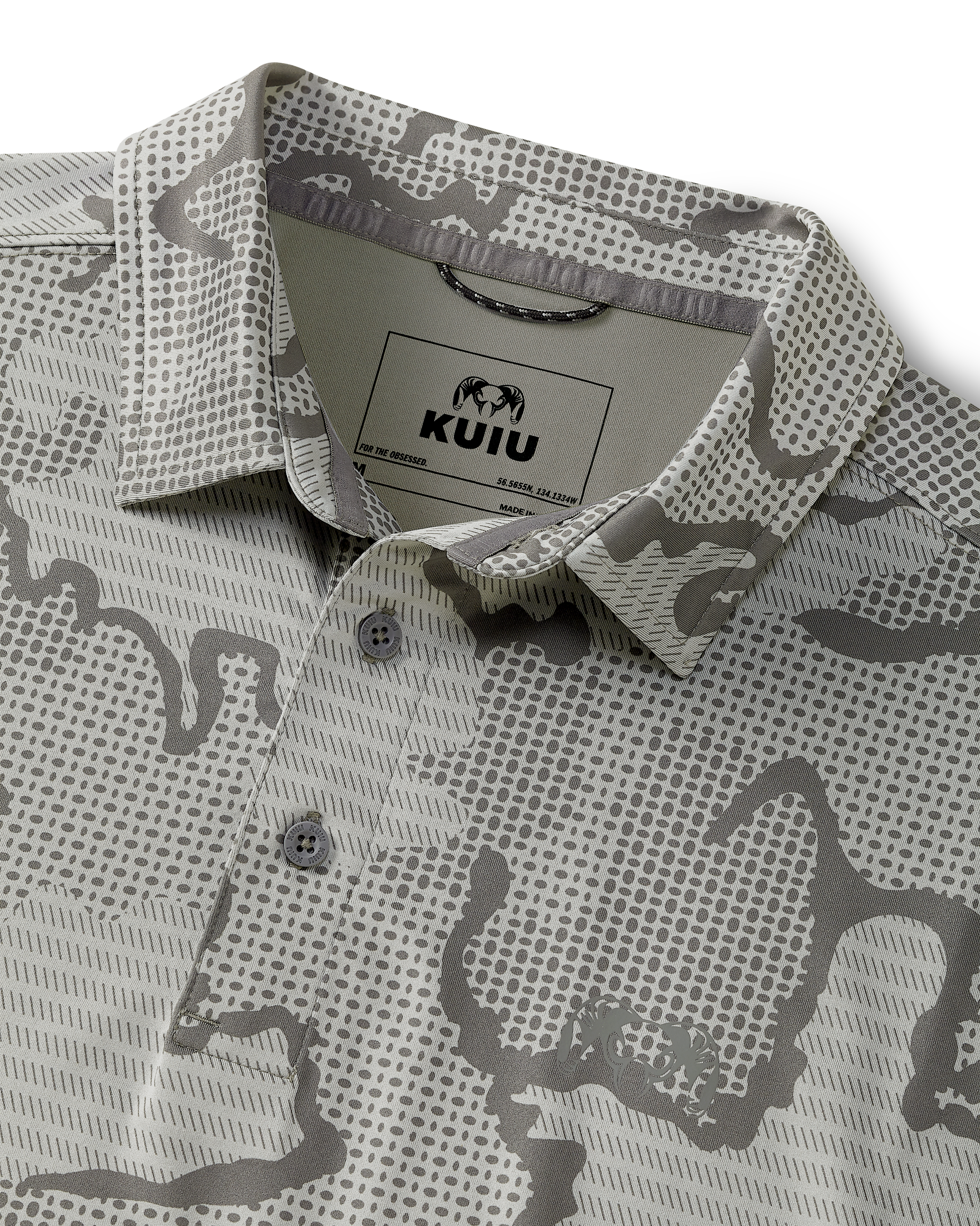 Alternative view of KUIU Performance Polo | Stone Tonal