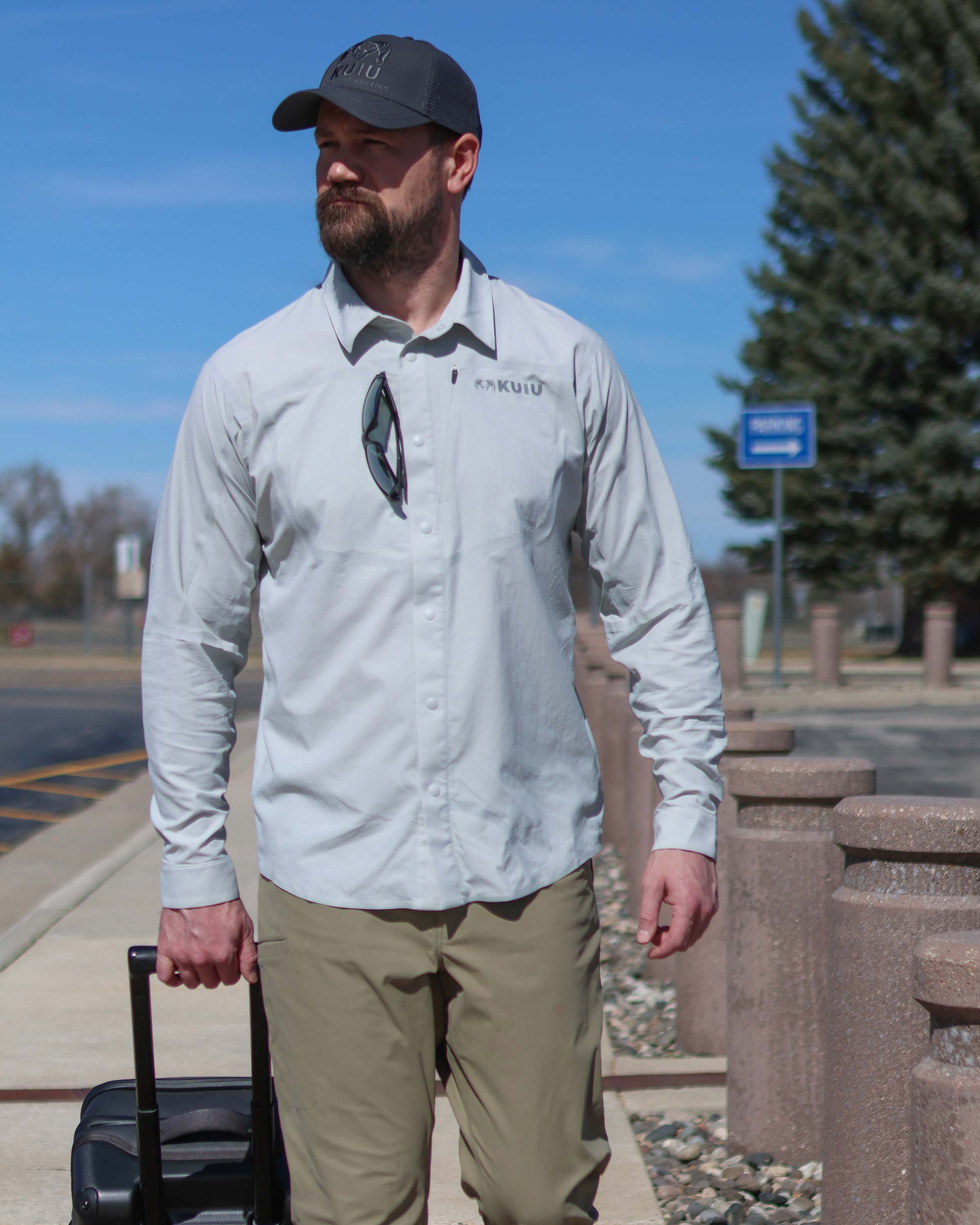 Outlet Salton LS Shirt | Lunar - Image 6