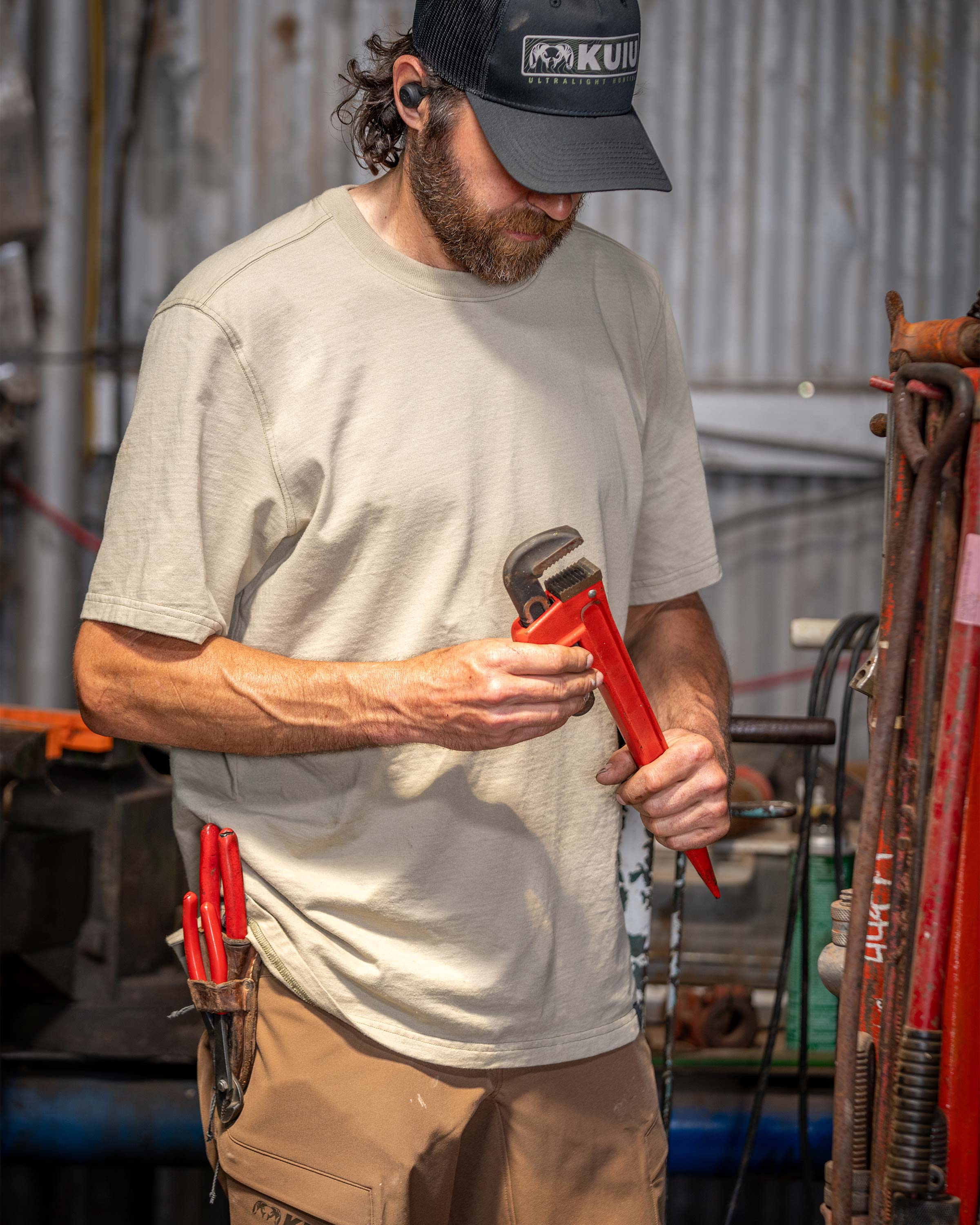 Alternative view of Workgrade SS Crew | Black