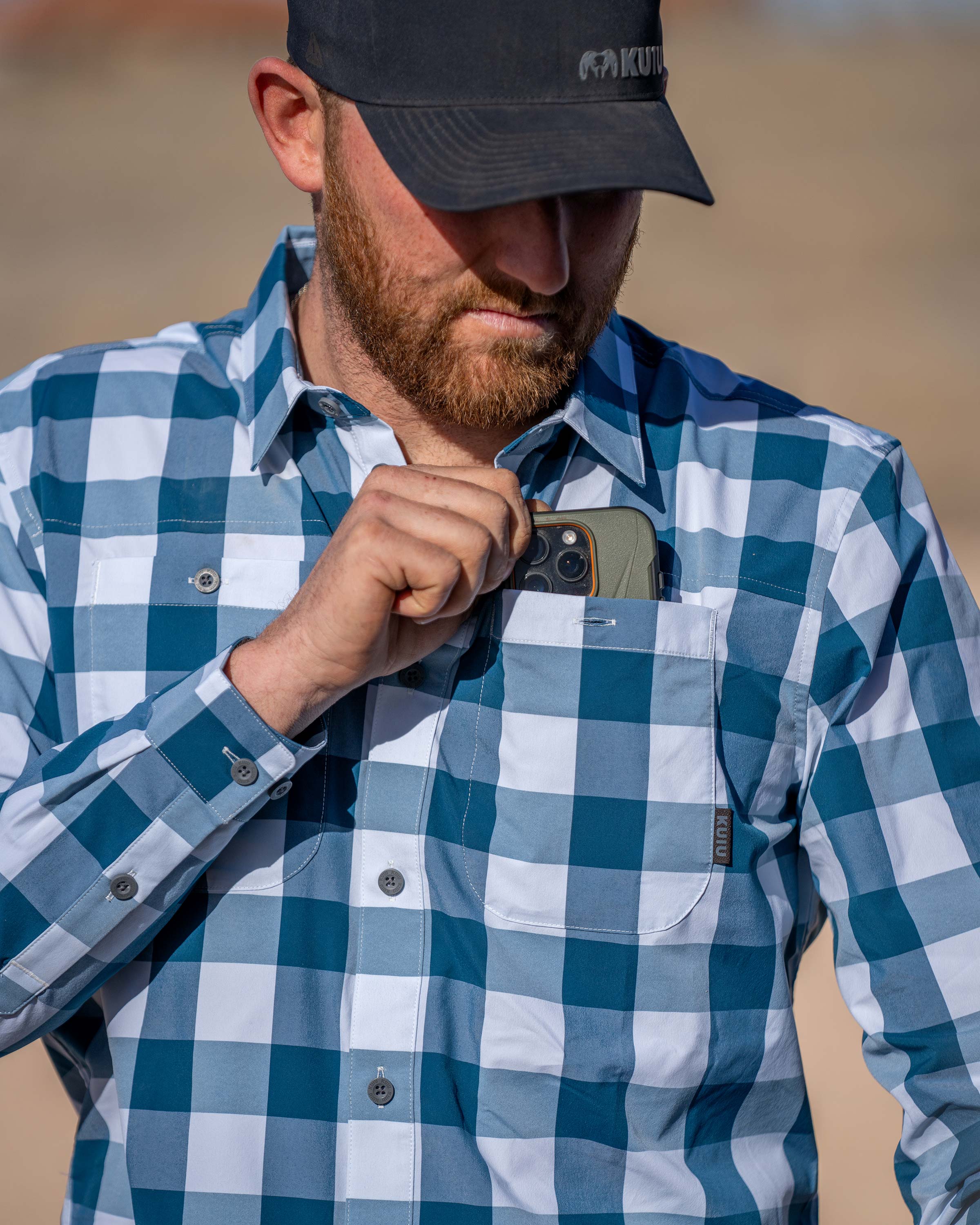 Borrego LS Shirt | Lake Plaid - Image 7