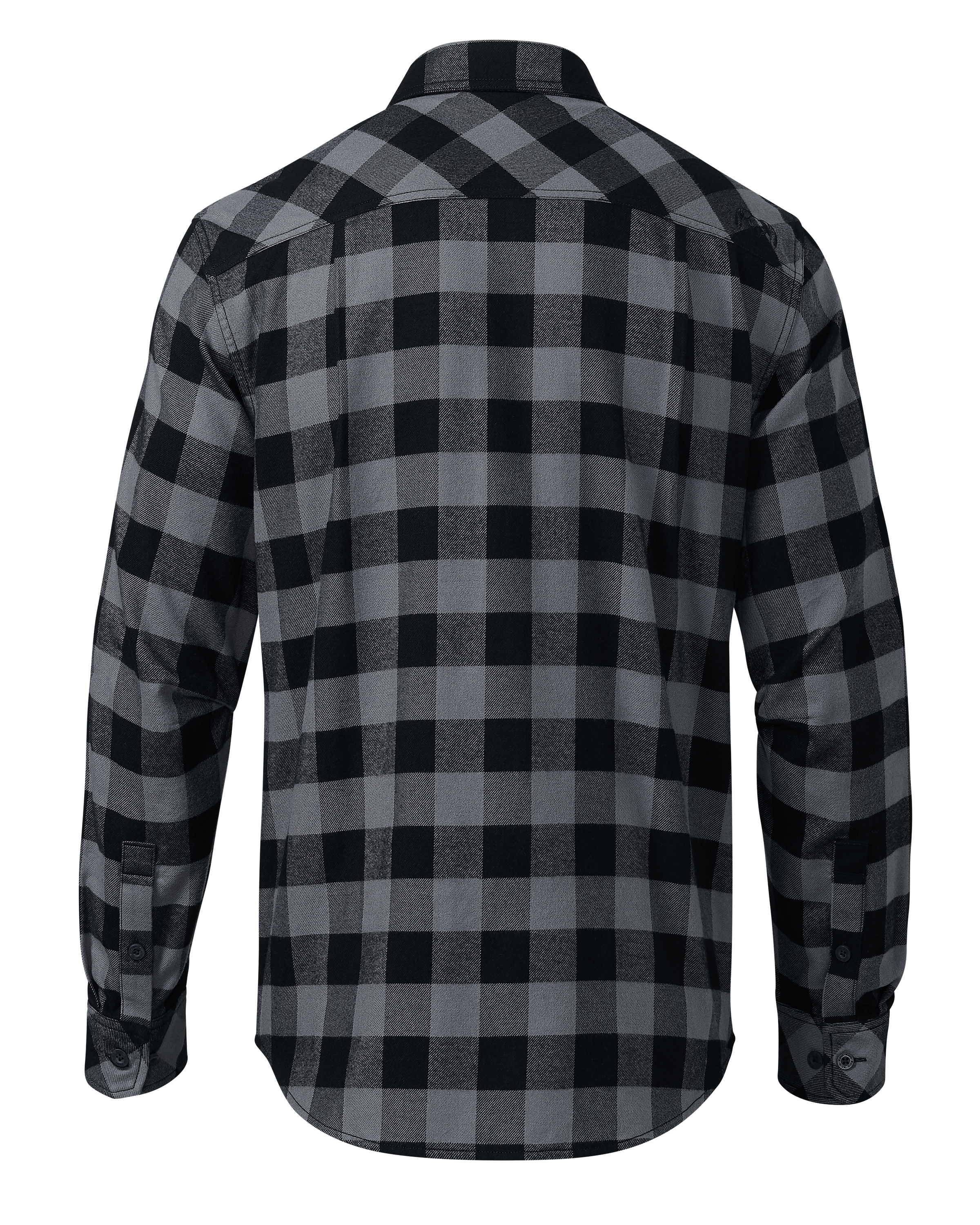 Alternative view of Field Flannel Shirt | Gunmetal Buffalo Check