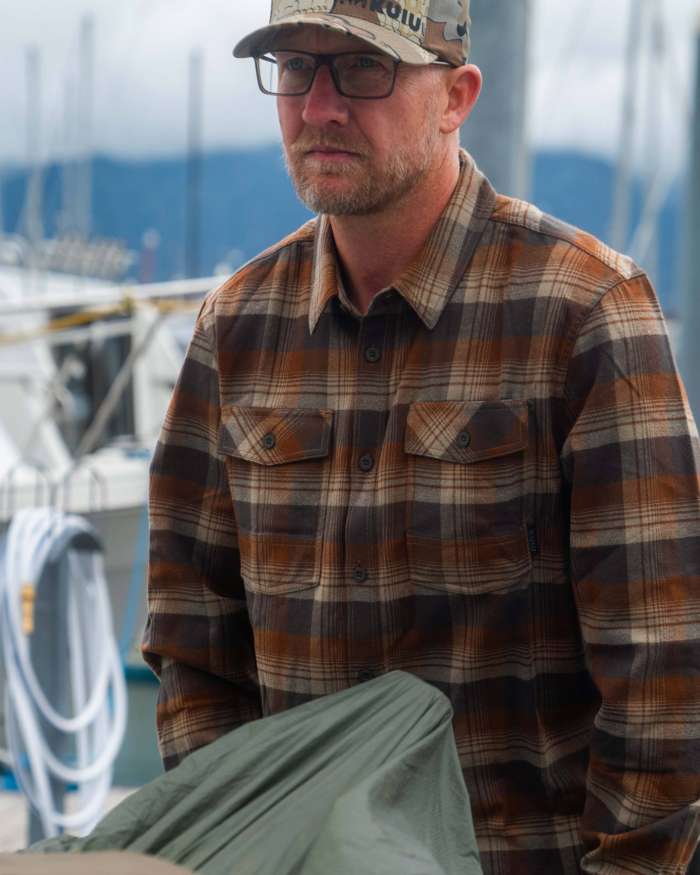Field Flannel Shirt | Shadow Blockline - Image 3
