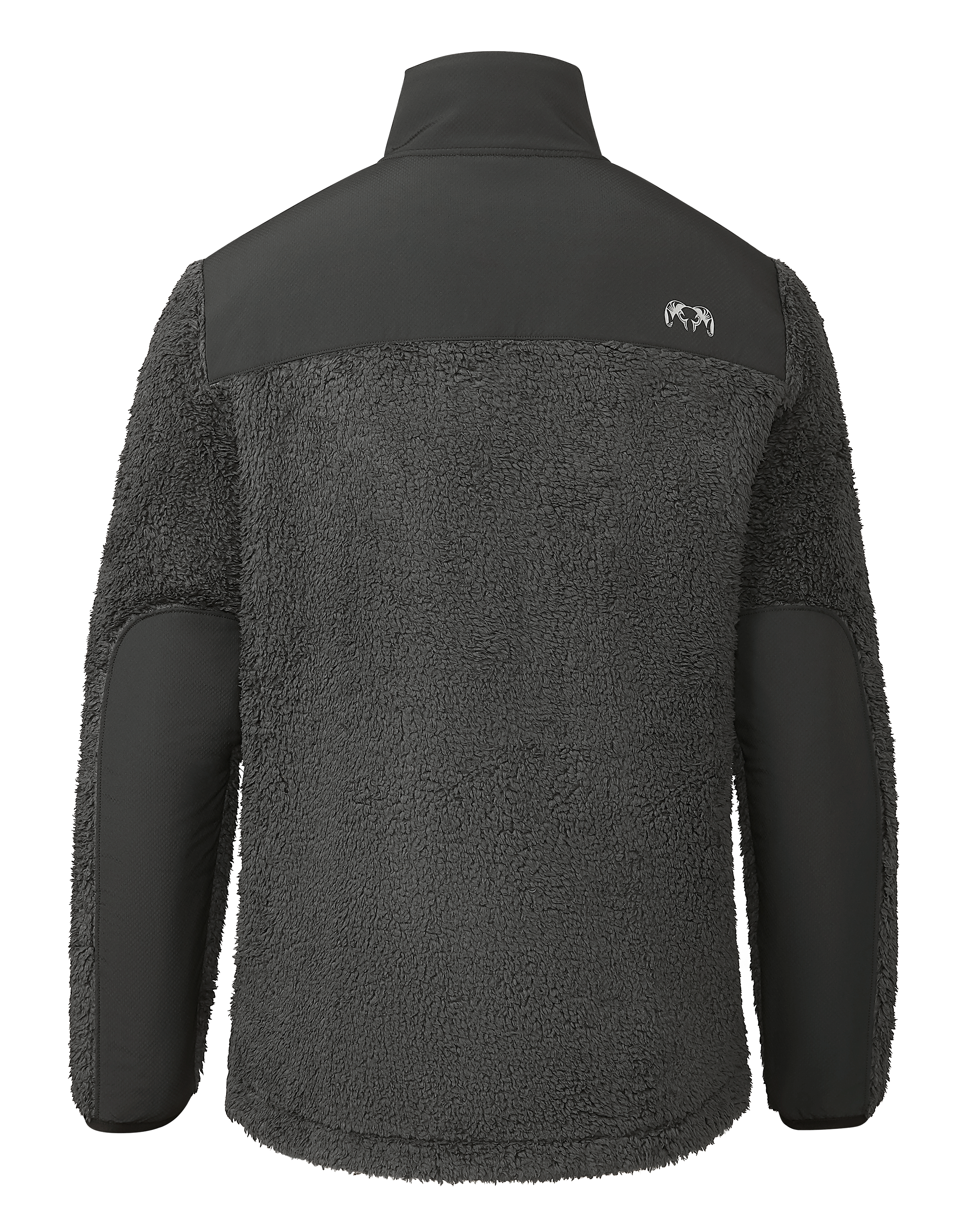 Alternative view of Sherpa Fleece Zip Pullover | Asphalt