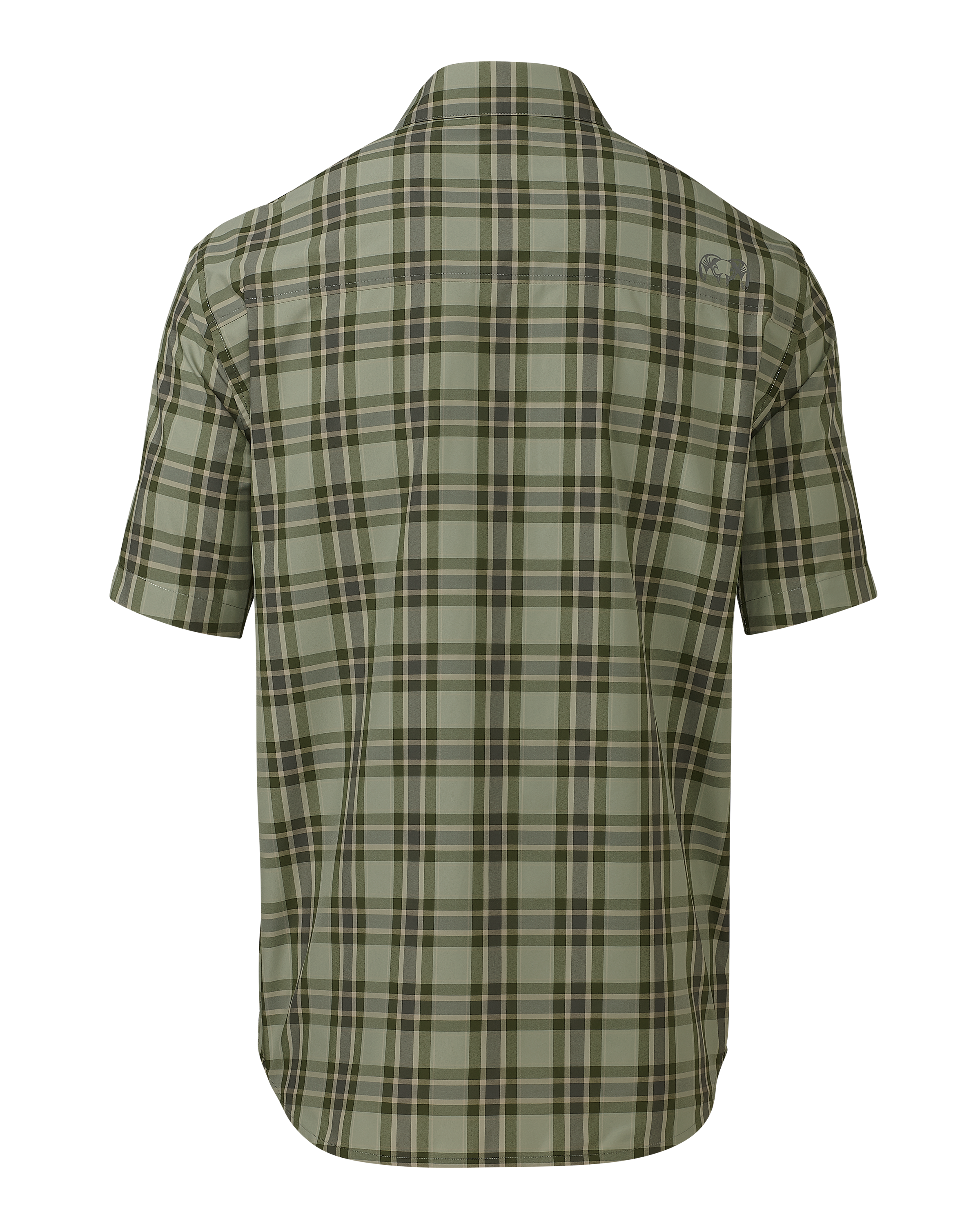 Alternative view of Borrego SS Shirt | Verde Crosscheck Plaid