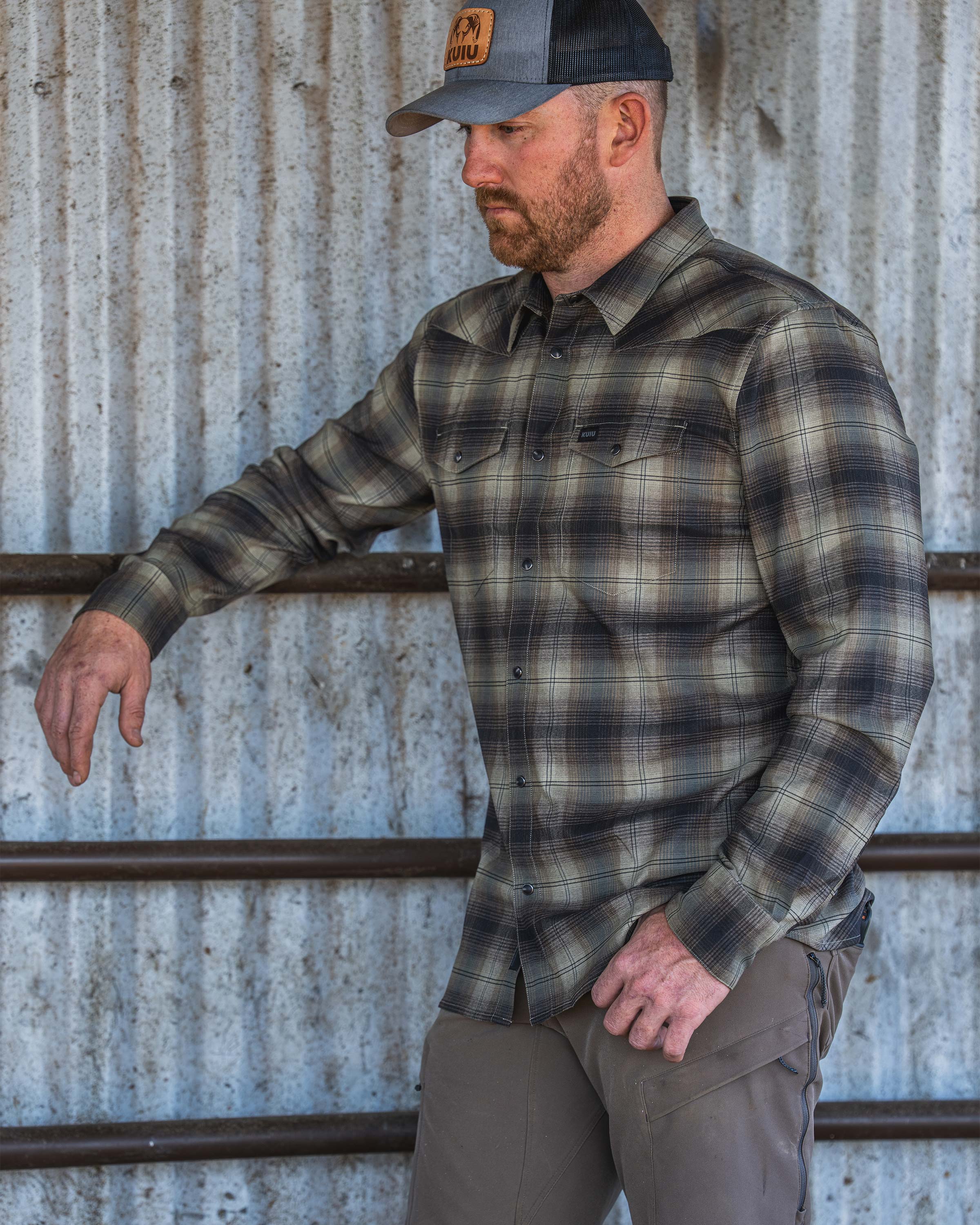 Laredo LS Shirt | Vias Ombre Plaid - Image 4