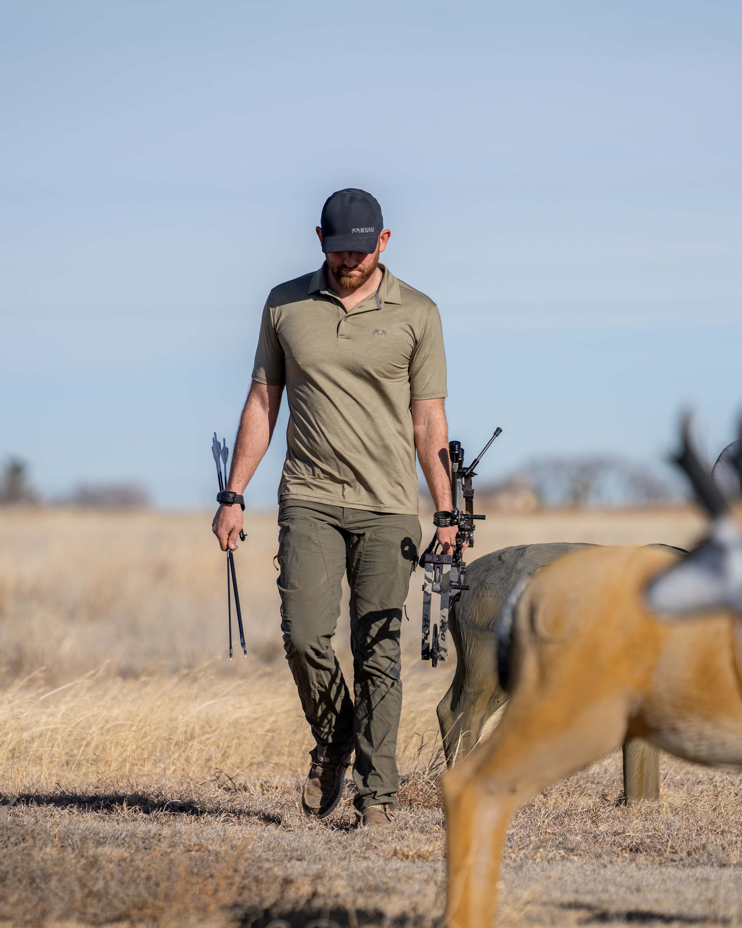 KUIU Performance Polo Topo | Gunmetal Topo - Image 7