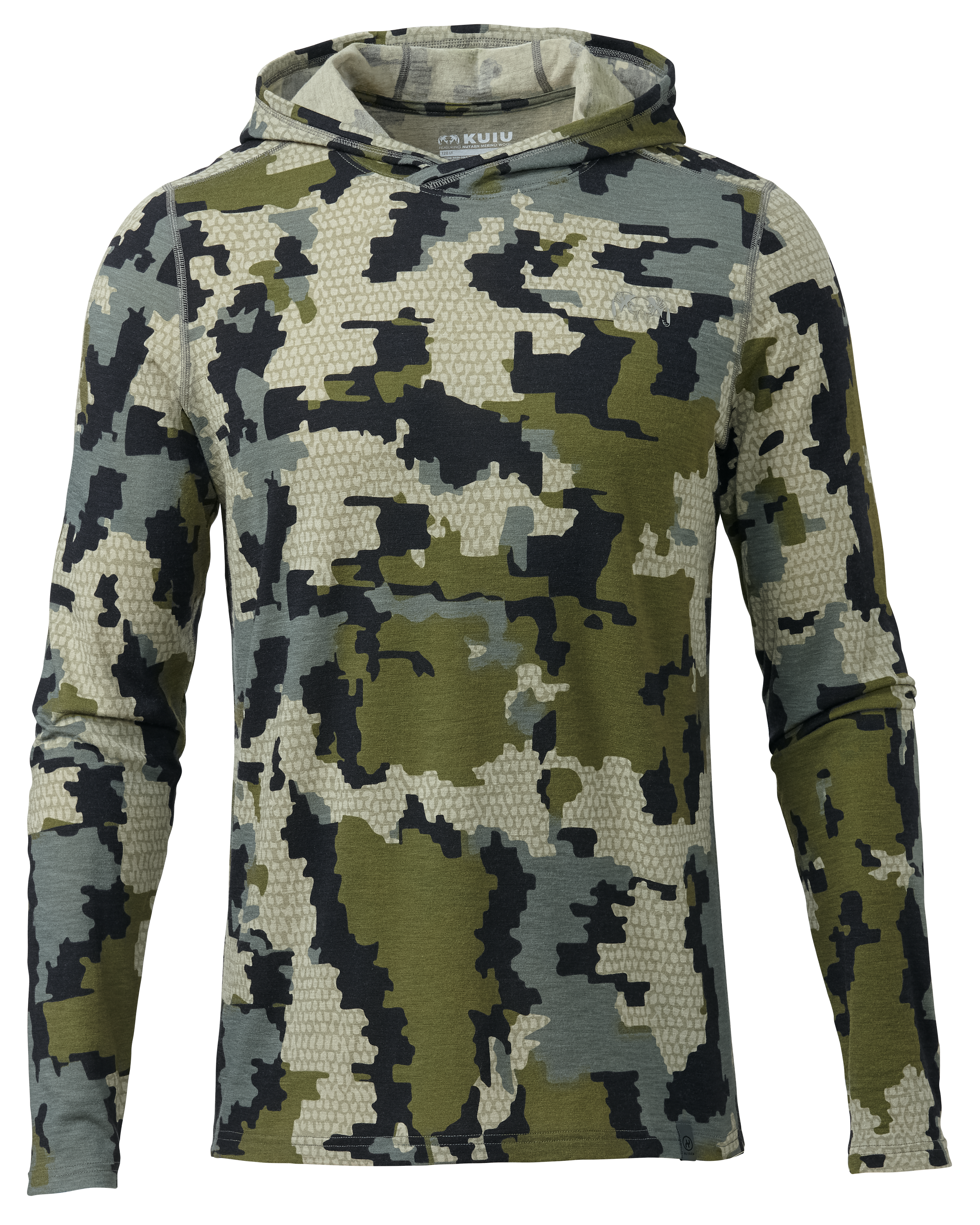 ULTRA Merino 120 LT LS Hoodie | Verde