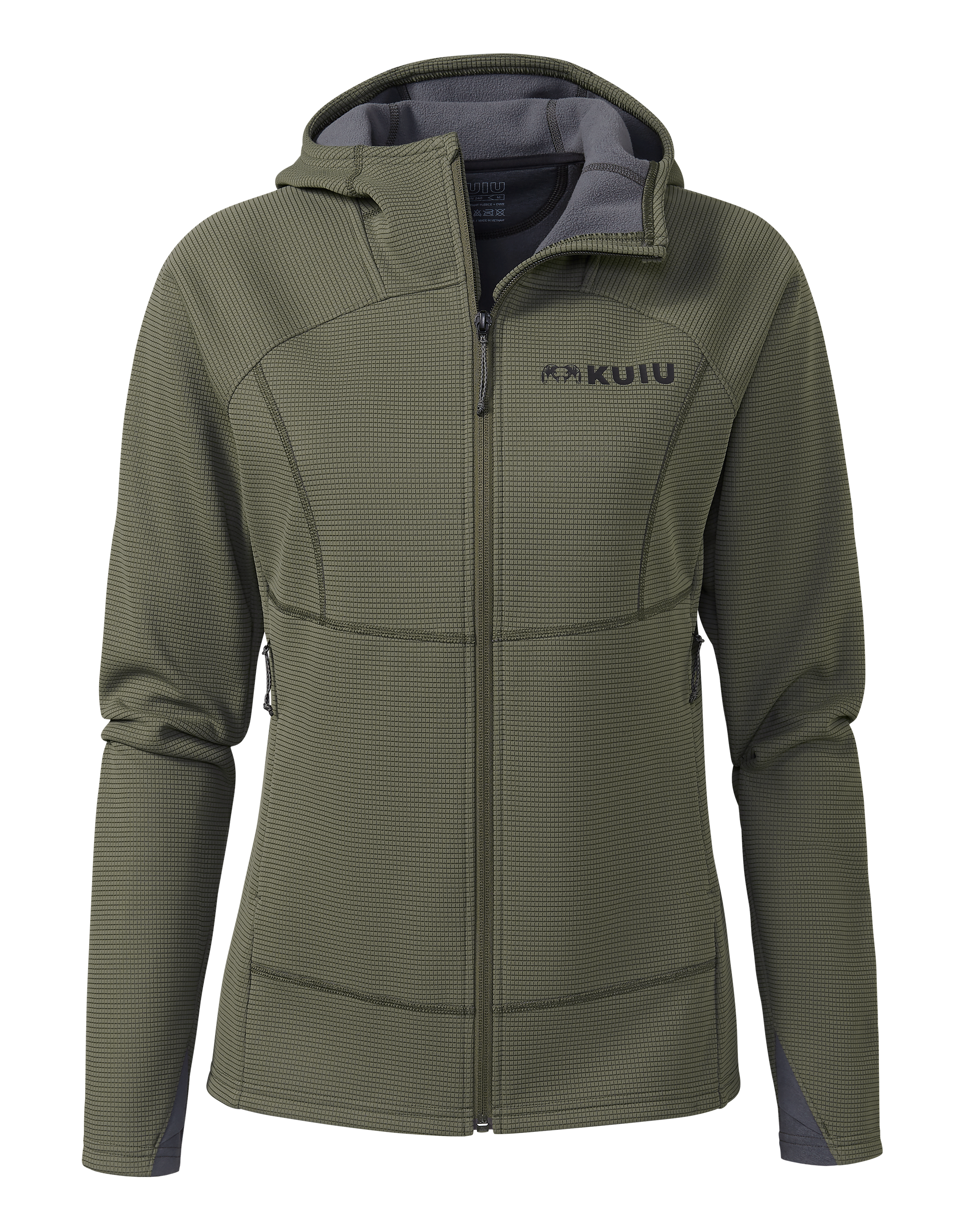 Women's Peloton 240 Full Zip Hoodie | Ash