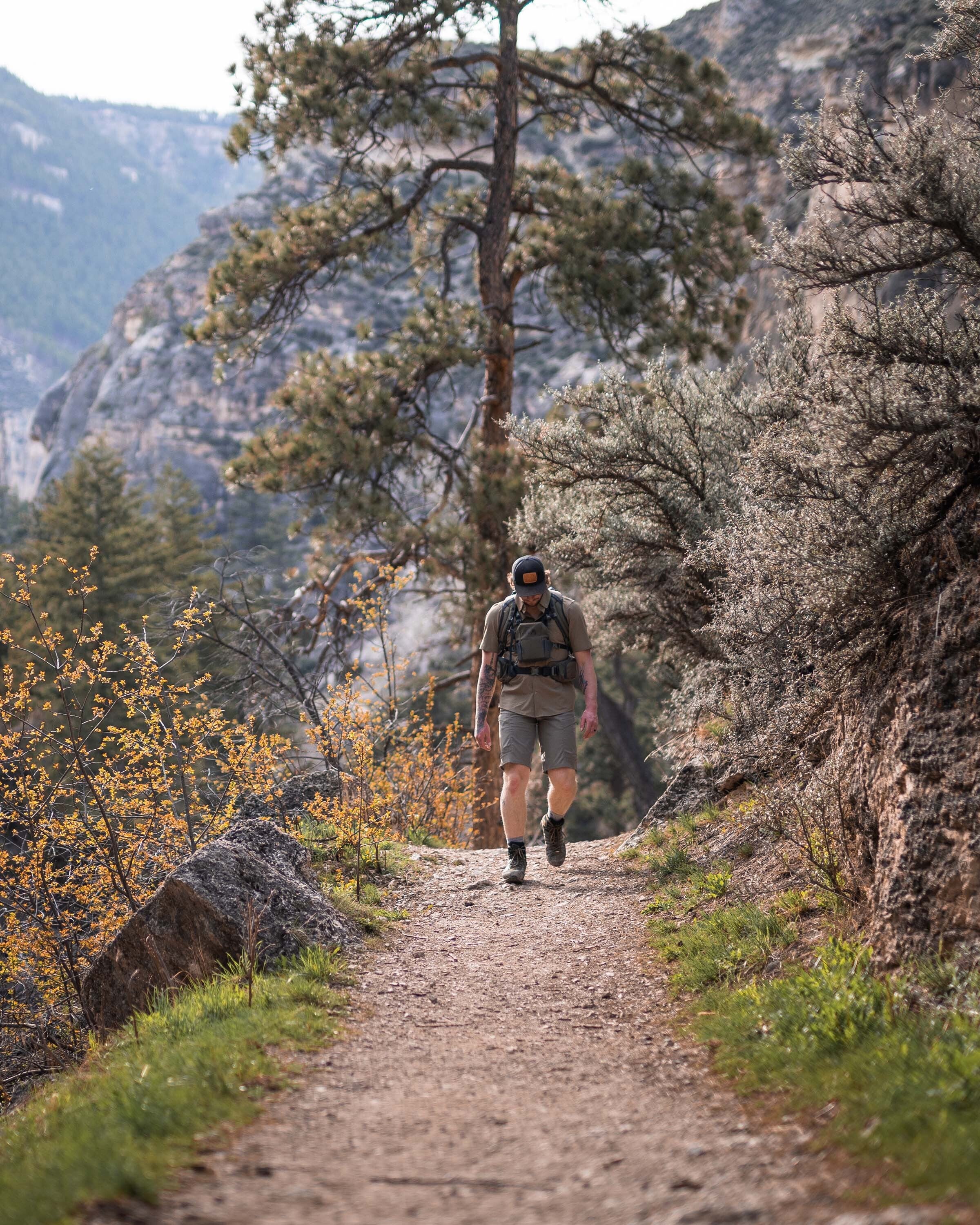 Mesa Vented SS Snap Shirt Topo | Fog Topo Print - Image 5