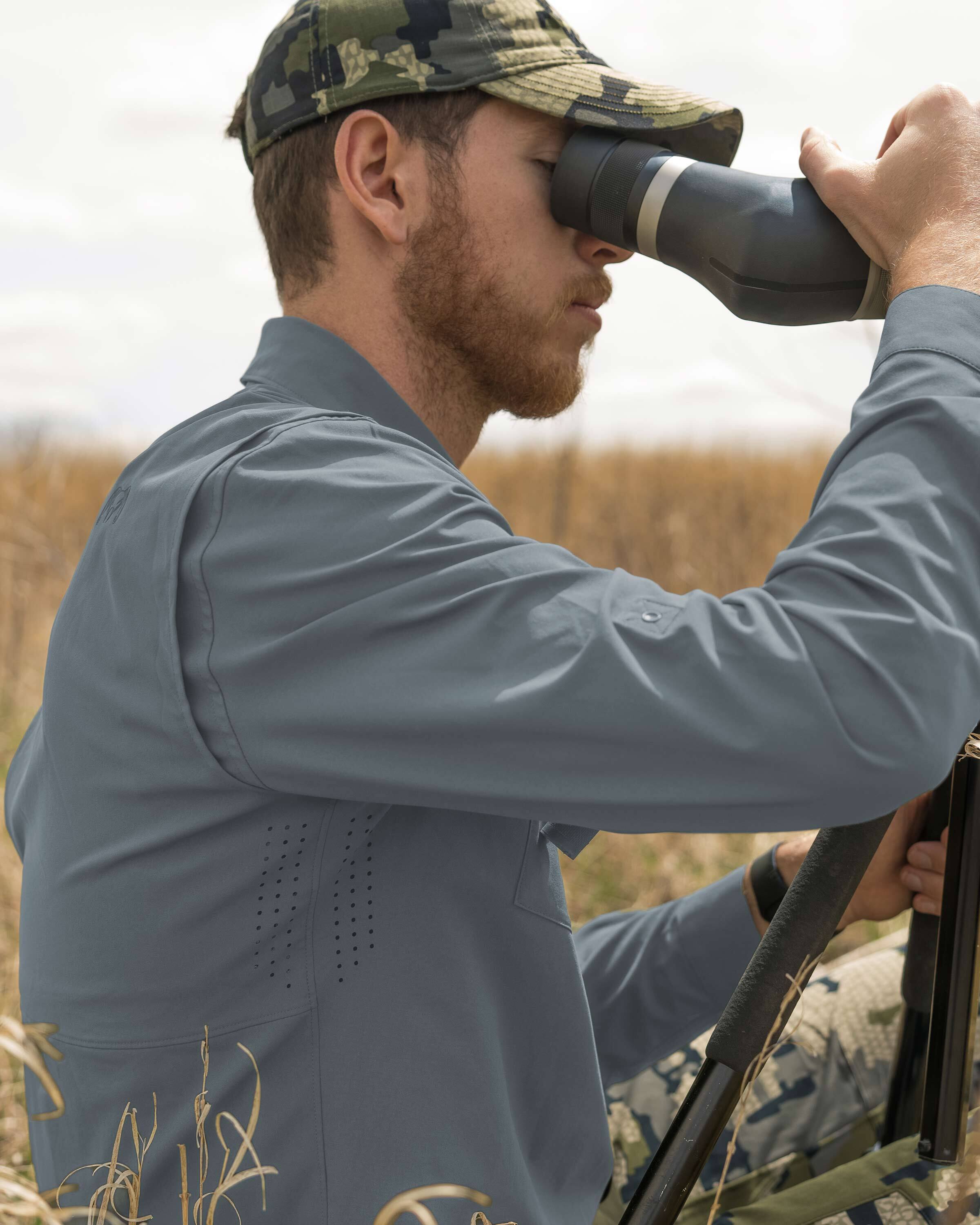 Mesa Vented LS Snap Shirt | Verde - Image 7