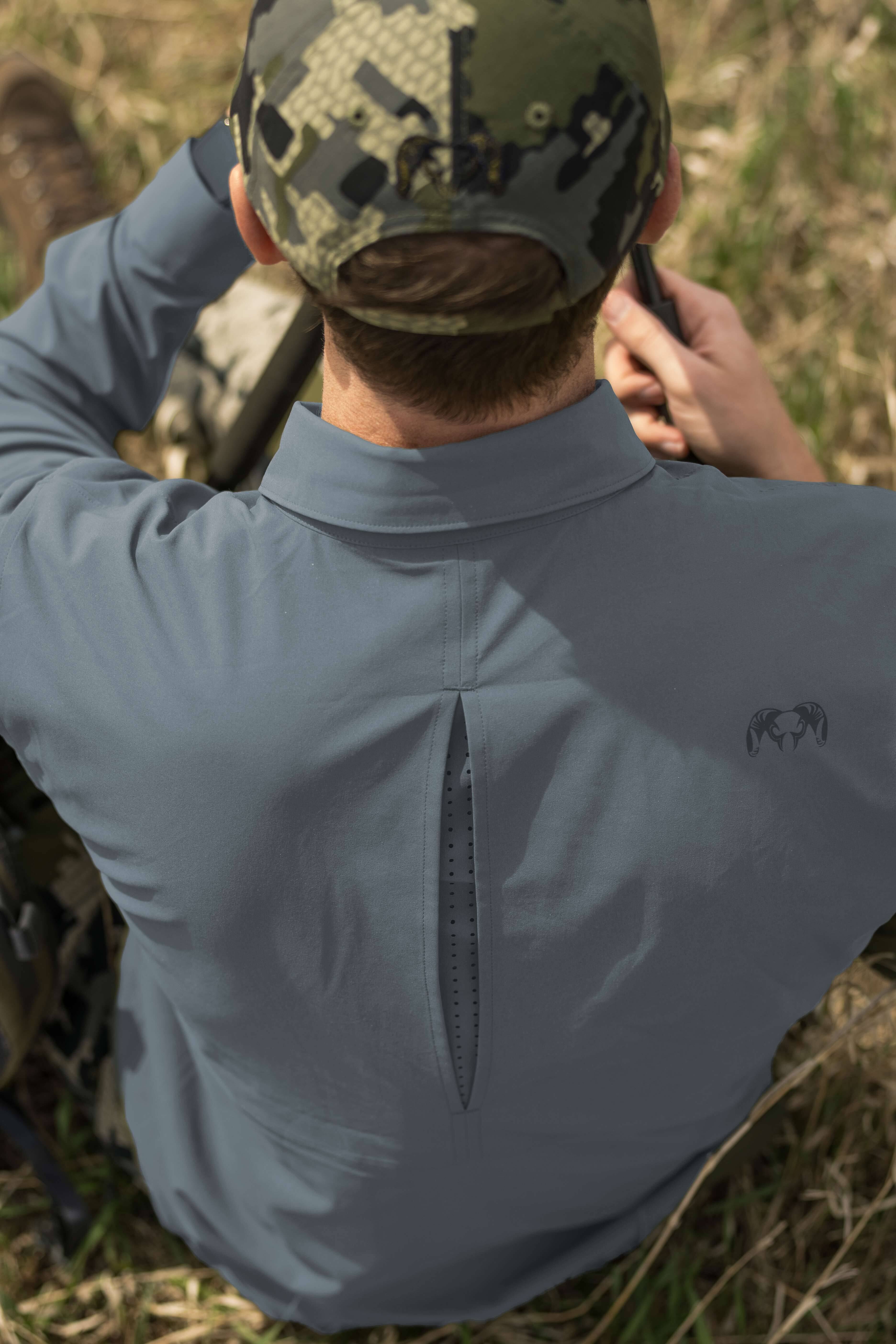 Mesa Vented LS Snap Shirt | Verde - Image 8