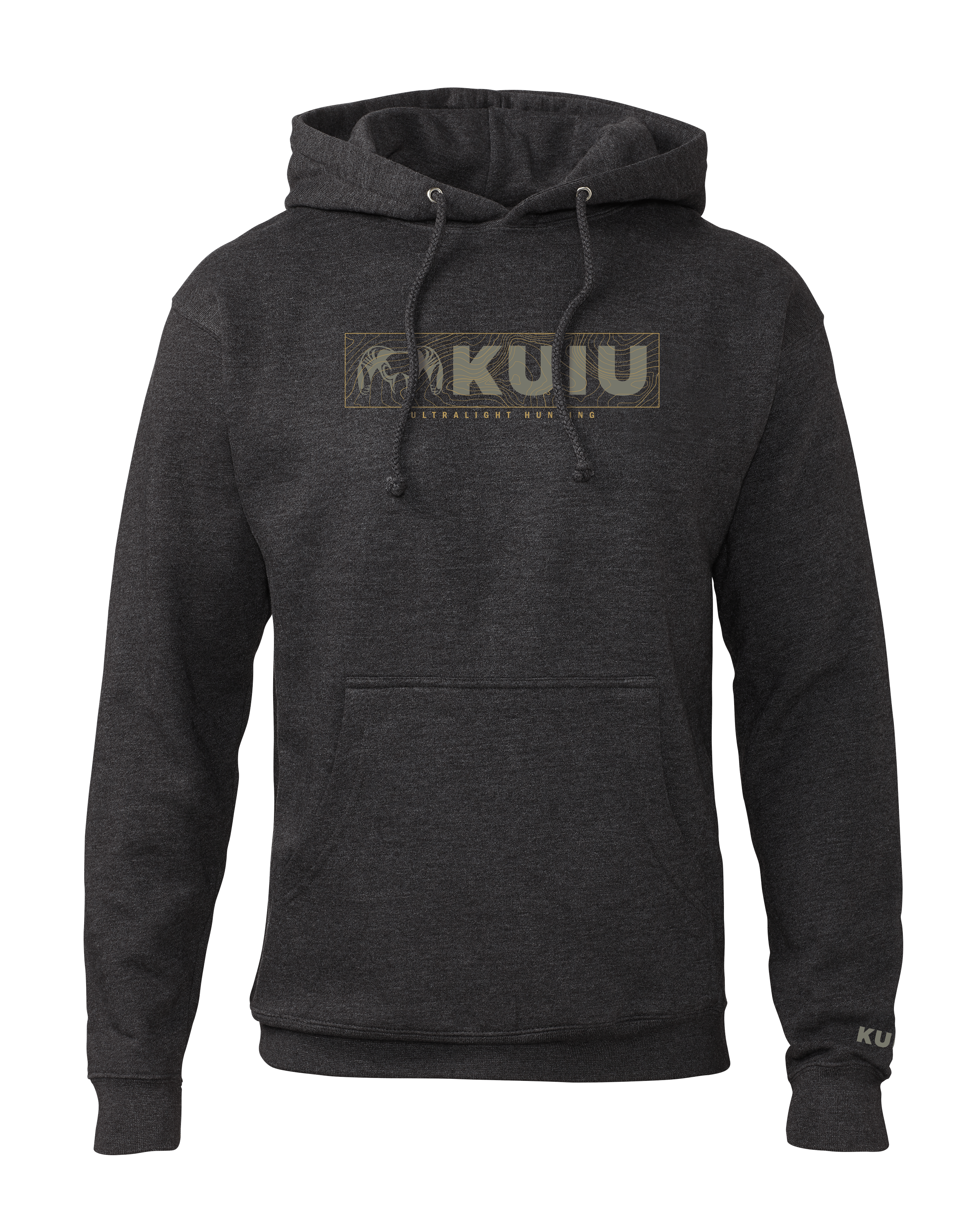 Outlet KUIU Topo Block Logo Hoodie | Charcoal