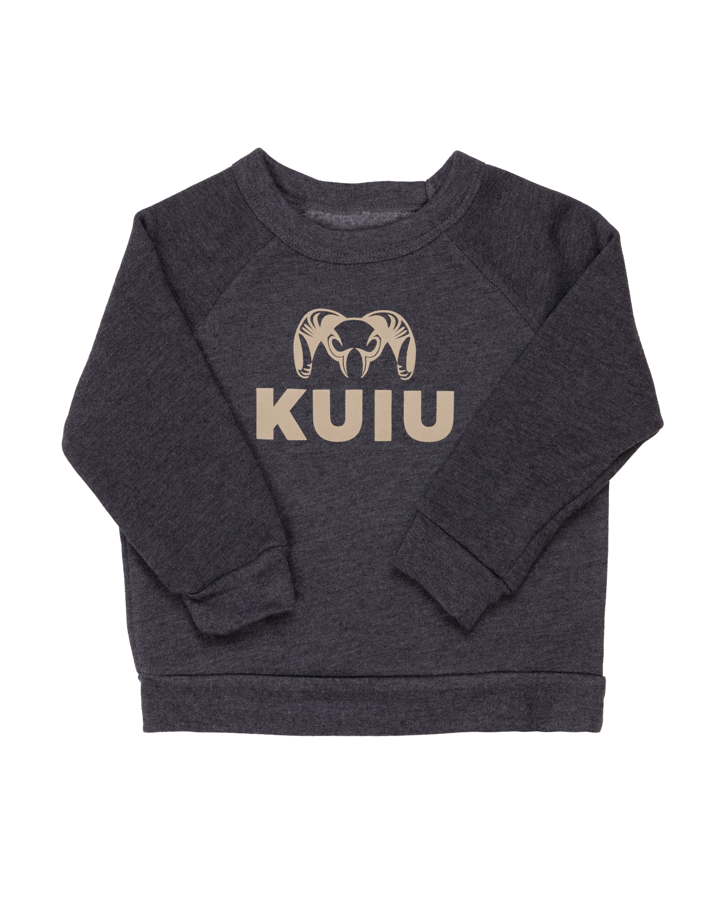 Toddler Stacked Logo Crewneck Sweatshirt | Khaki