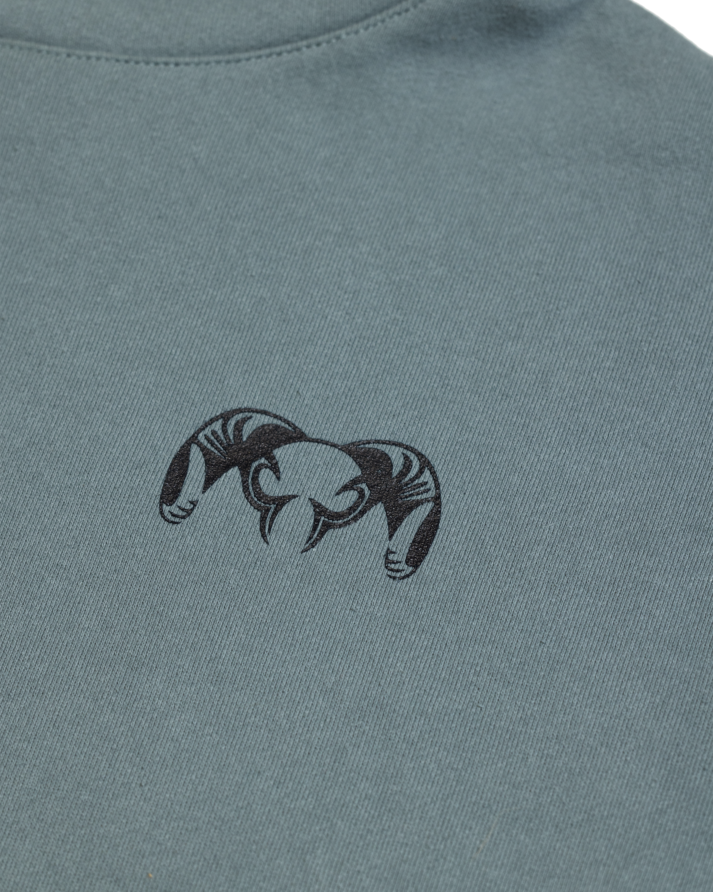 Alternative view of Workgrade Heavyweight Hoodie | Blue