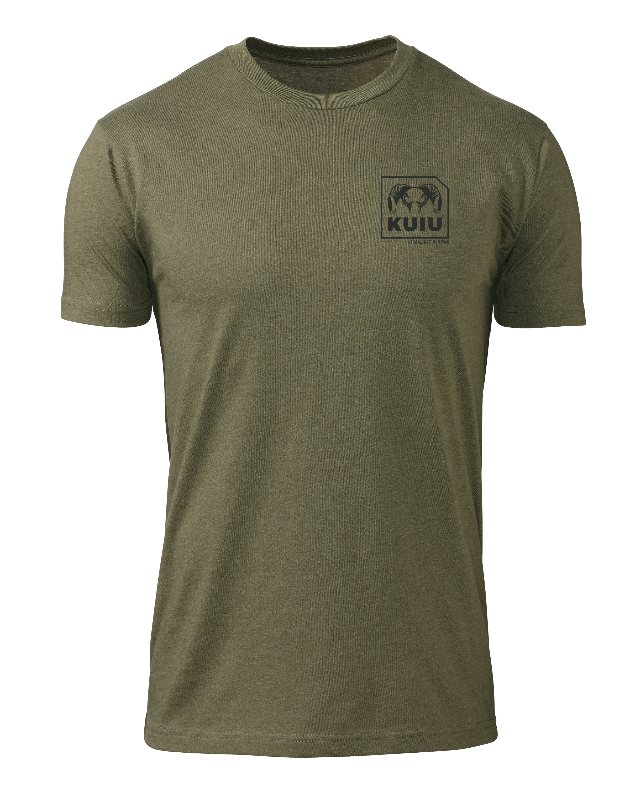 KUIU Square Chest Logo T-Shirt | Military Green
