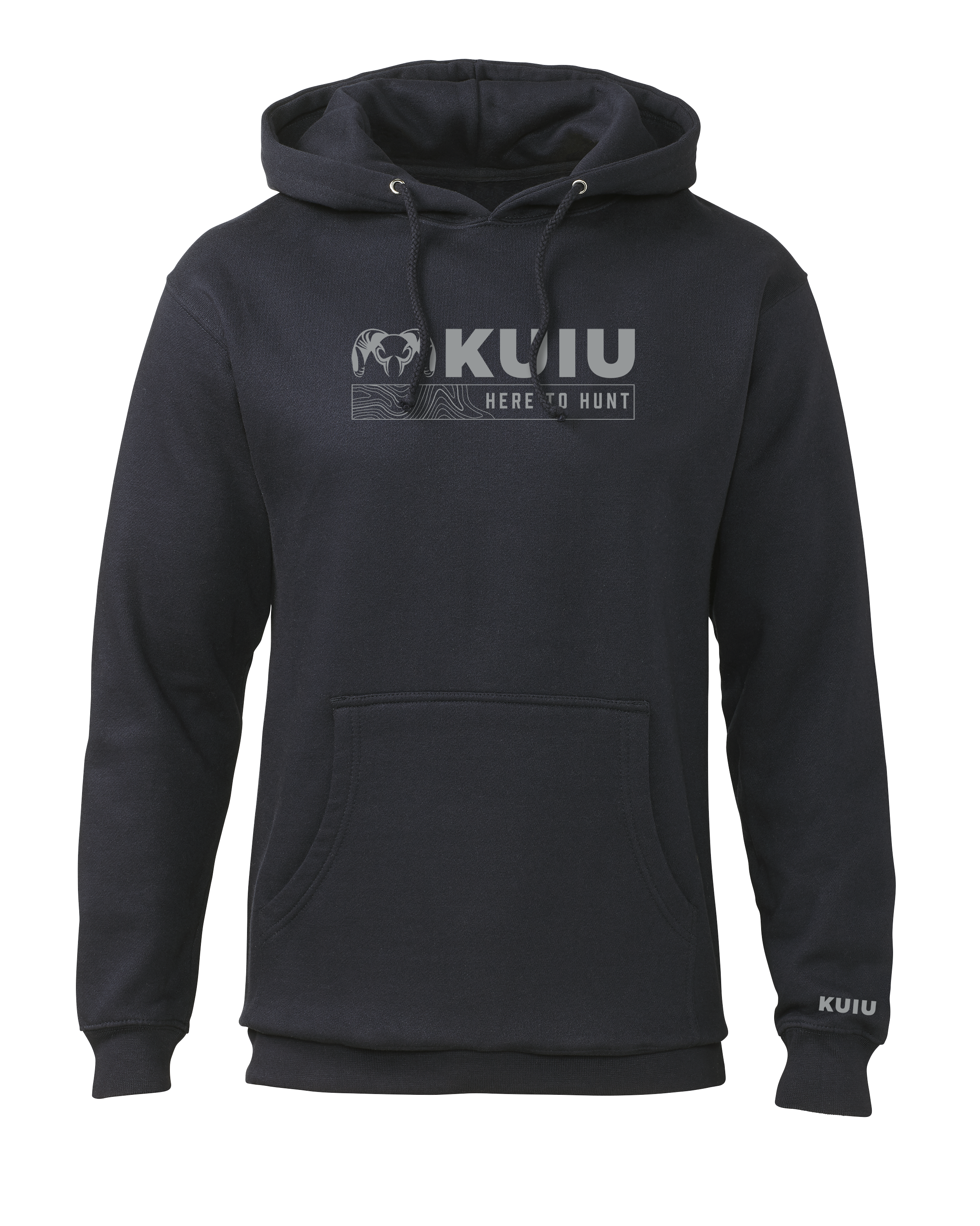 KUIU Topo Here to Hunt Hoodie | Navy