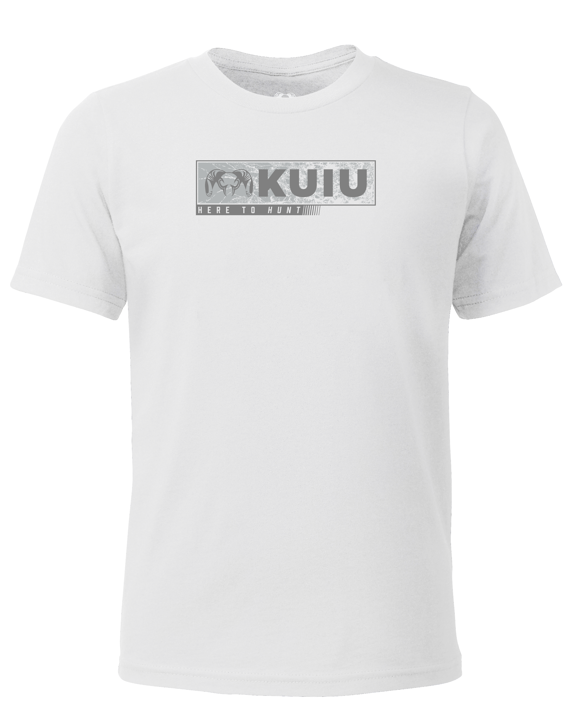 Youth Here to Hunt Gritstone T-Shirt | White