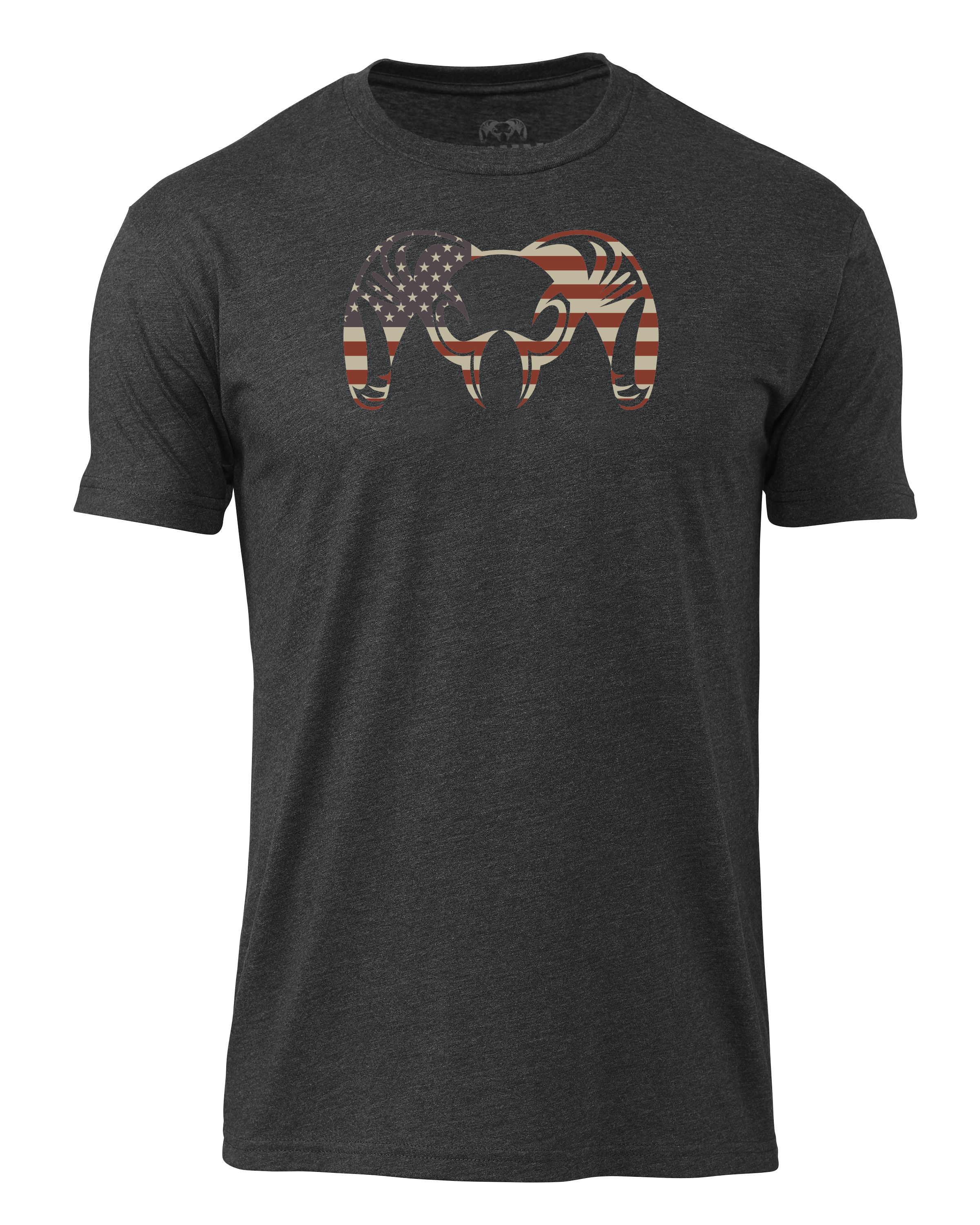 KUIU Solid Patriotic Ram T-Shirt | Charcoal