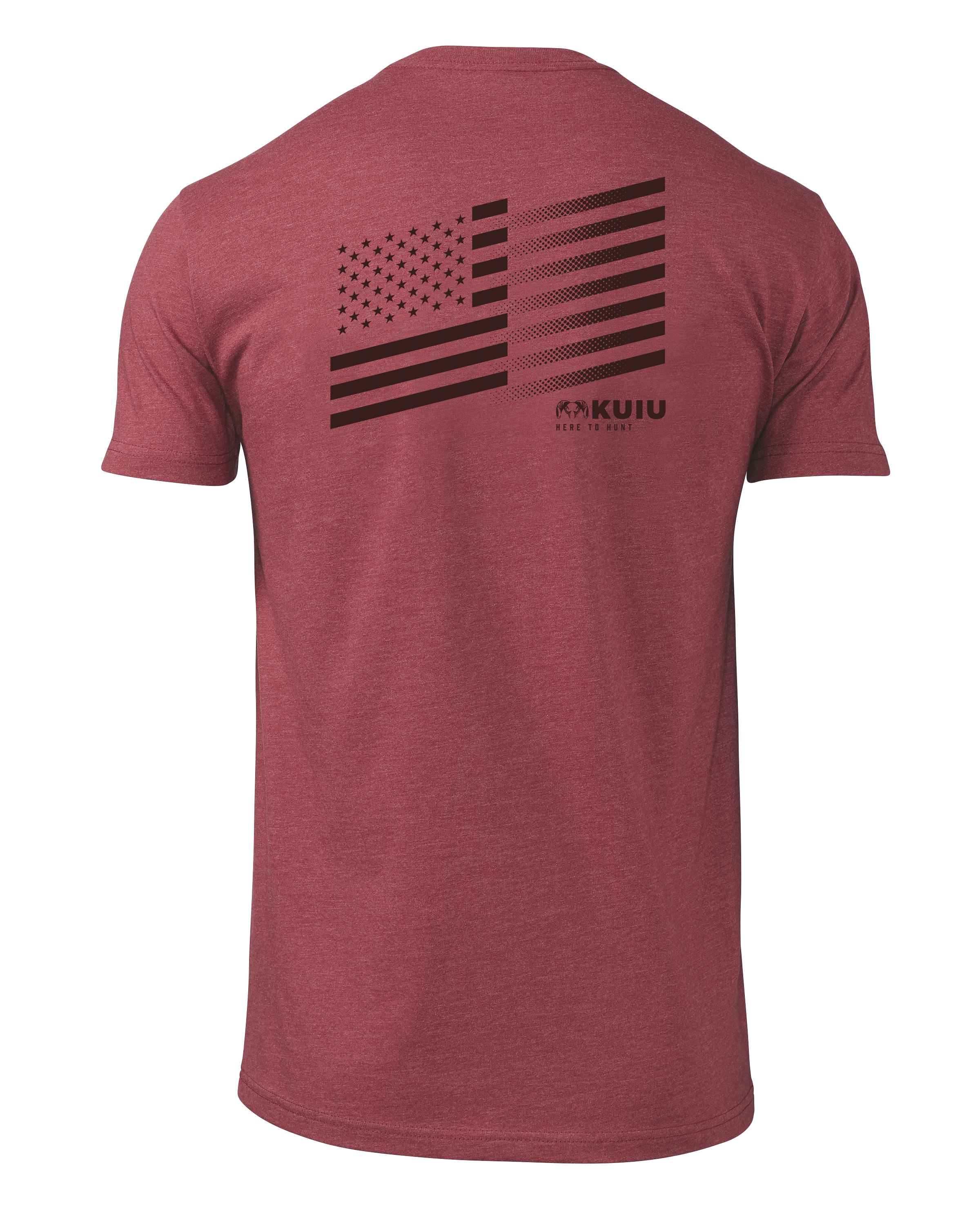 KUIU Solid Flag Fade T-Shirt | Cardinal