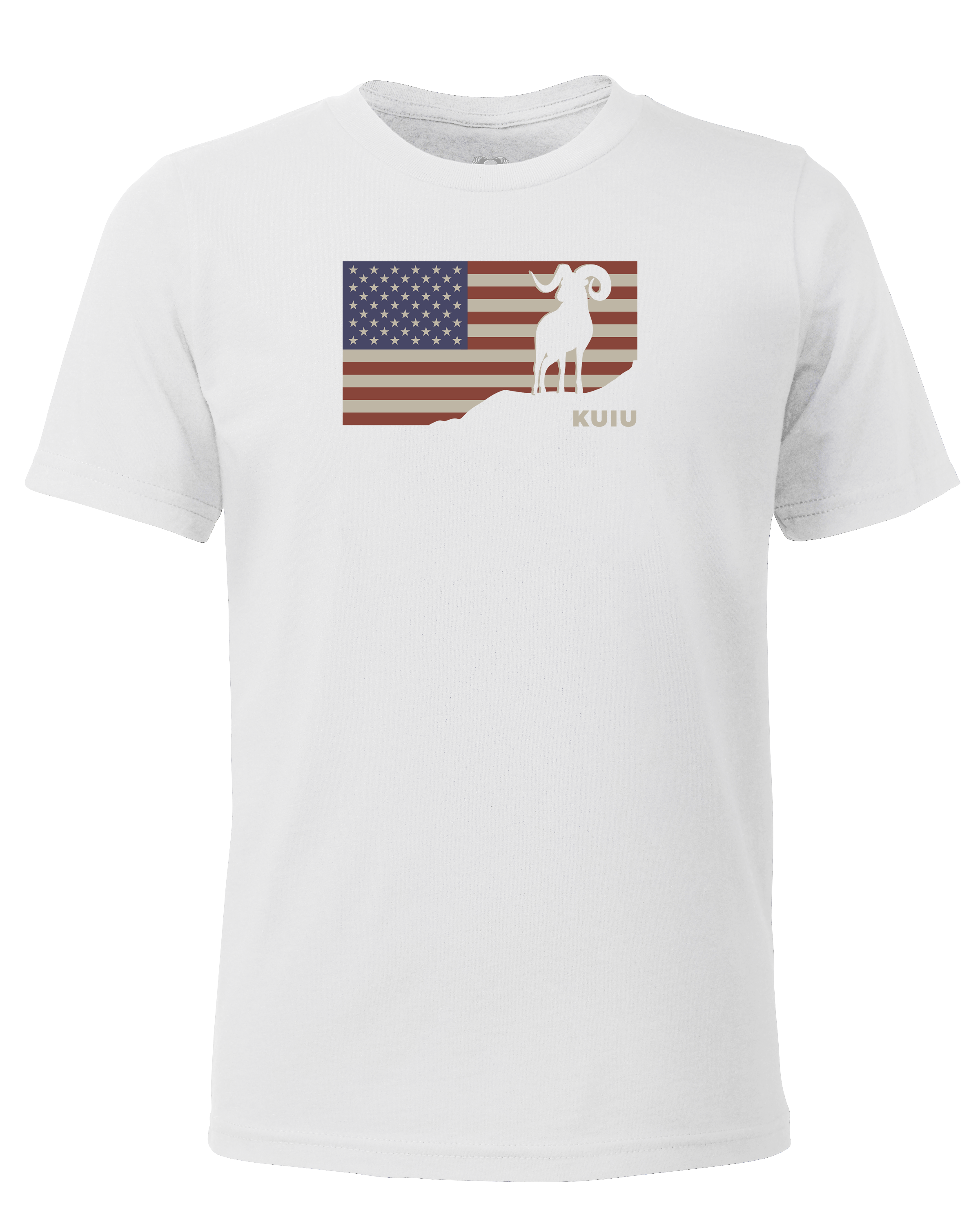 Youth Ram Flag T-Shirt | White