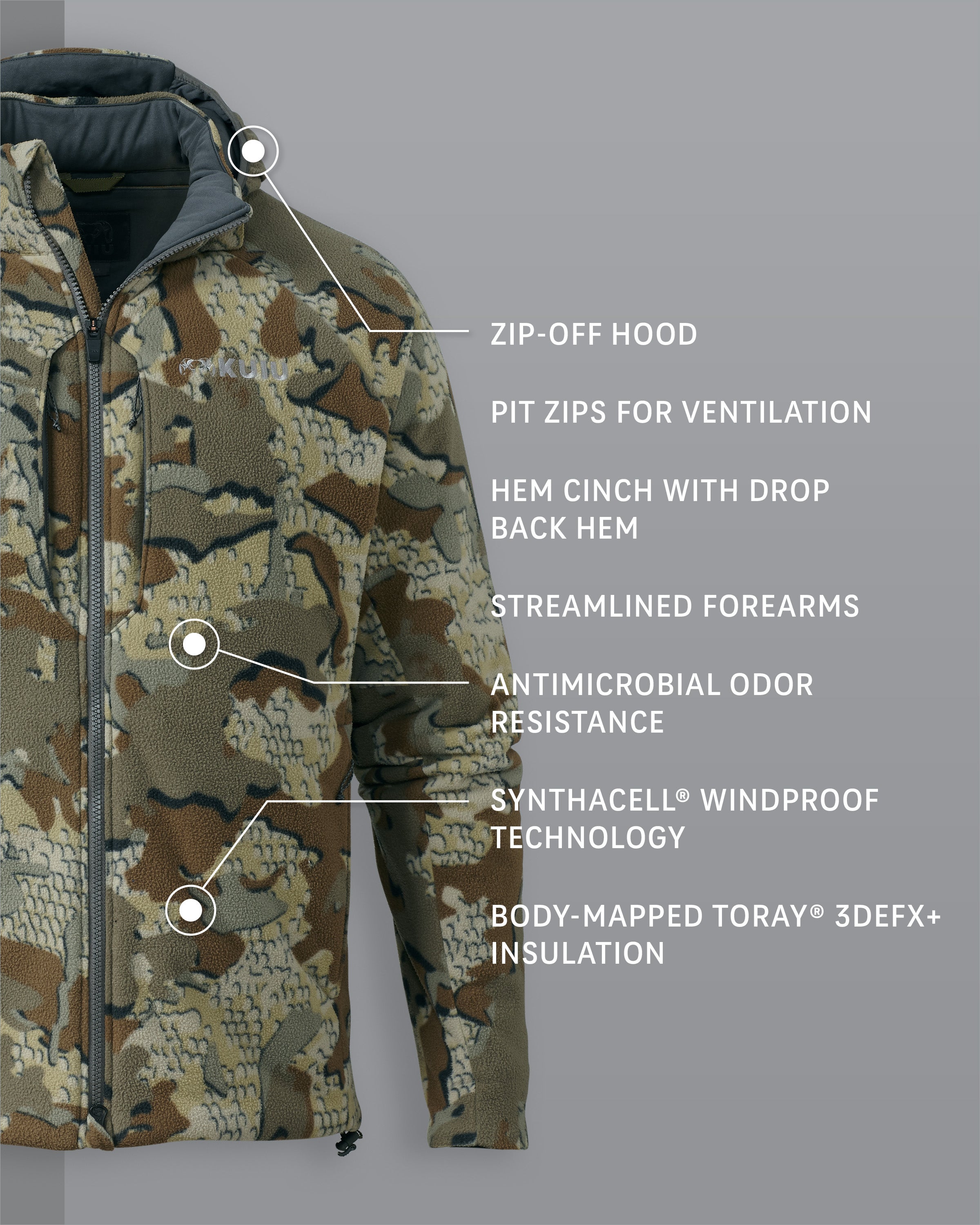 Alternative view of KUIU Proximity Hooded Insulated Jacket | Valo