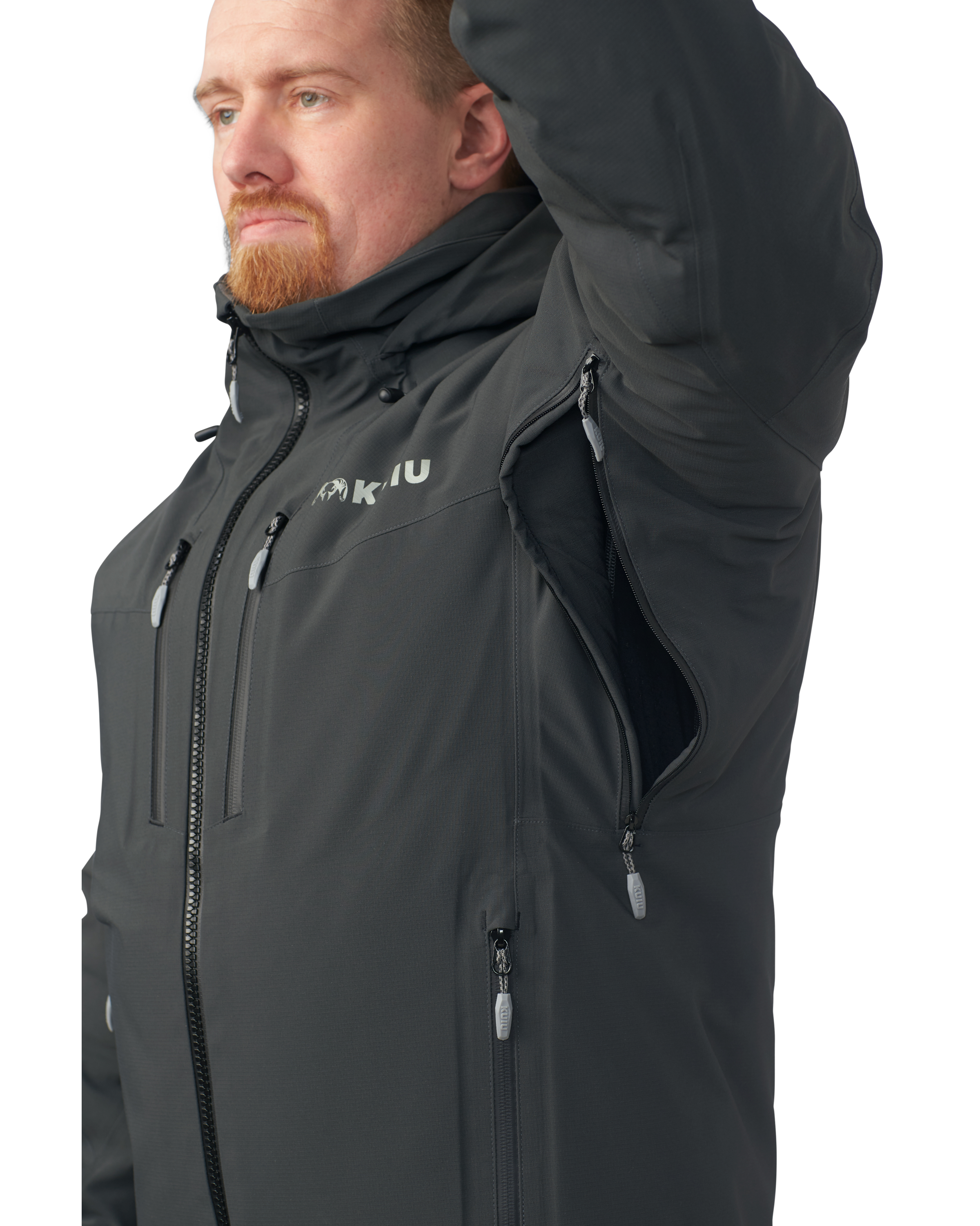 KUIU Kutana Gale Force Hooded Jacket | Gunmetal - Image 7