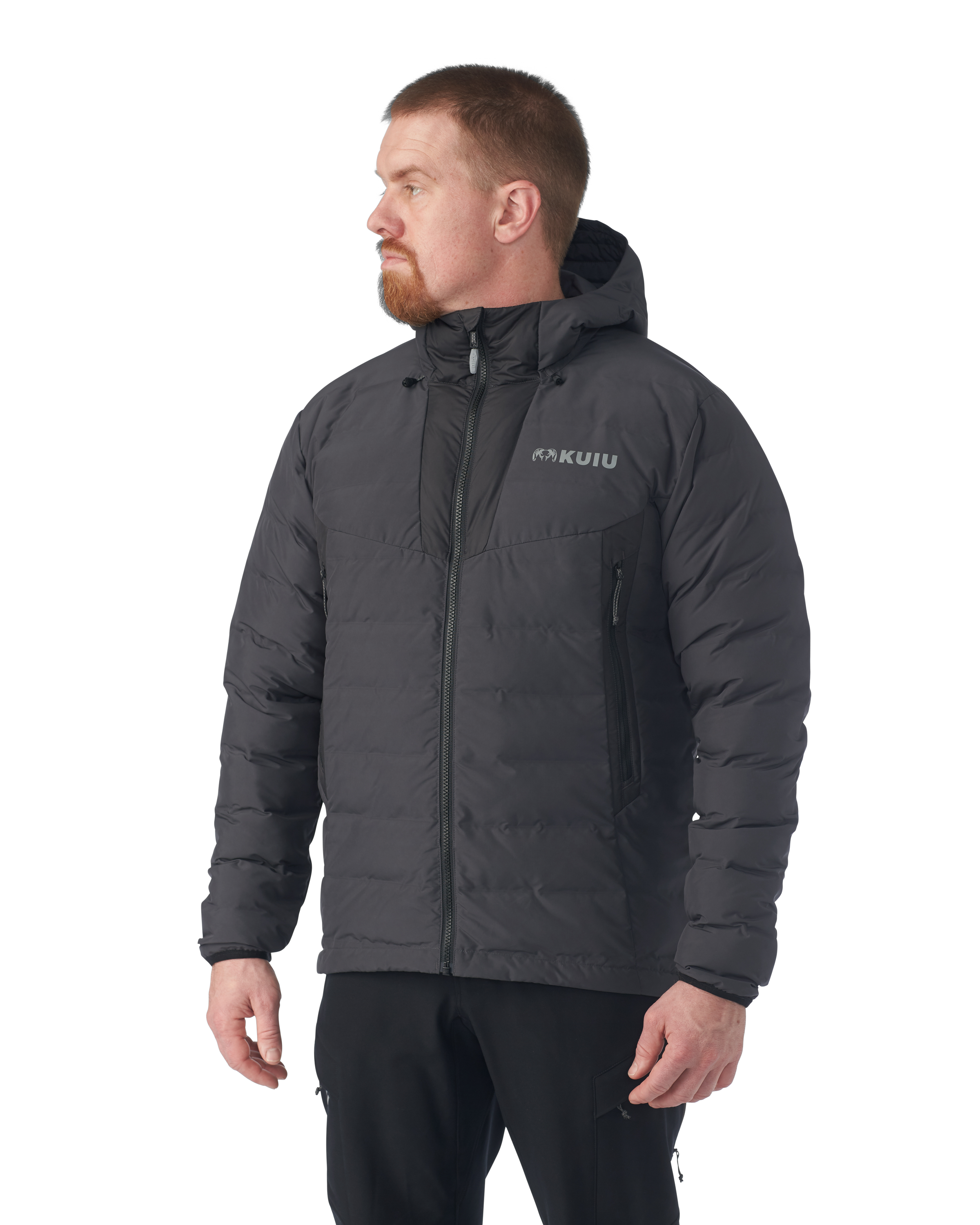 Elements Hooded Jacket | Gunmetal - Image 3