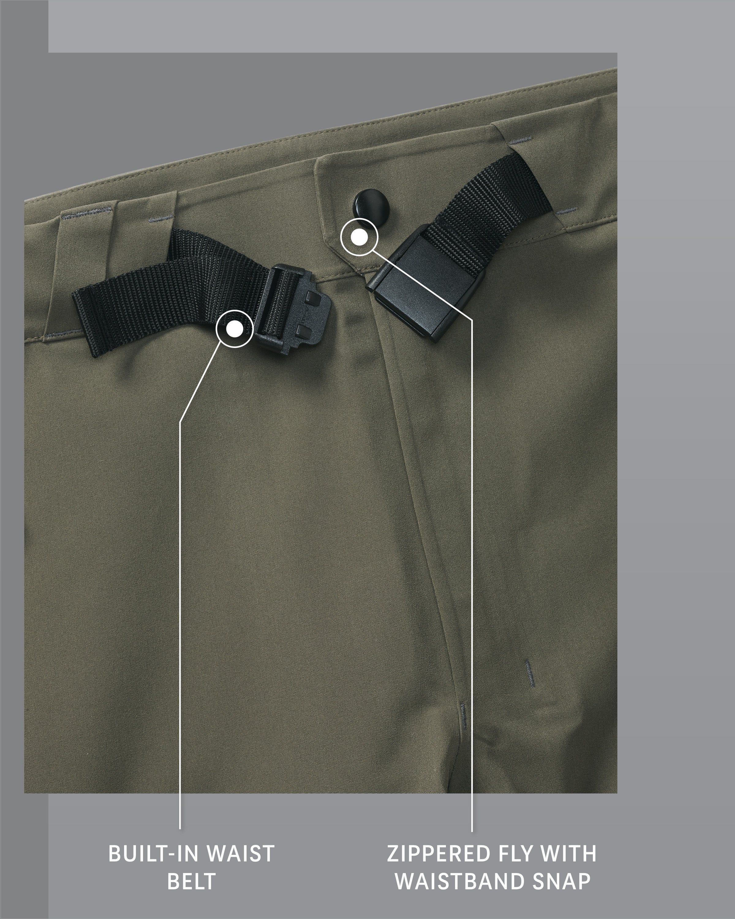 Yukon TR Rain Pant | Ash - Image 3