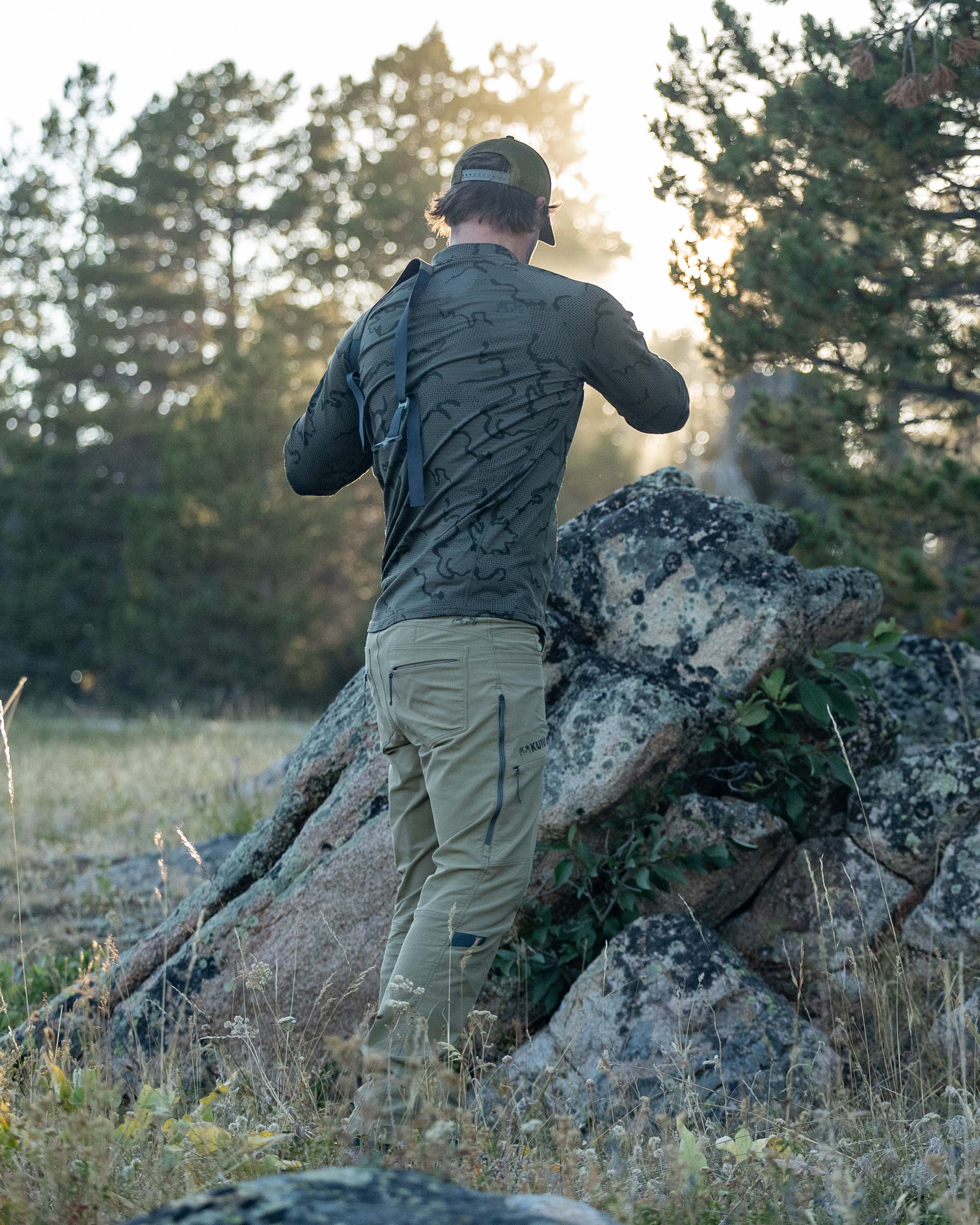 Ridgepoint Fleece Henley | Ash Tonal - Image 6