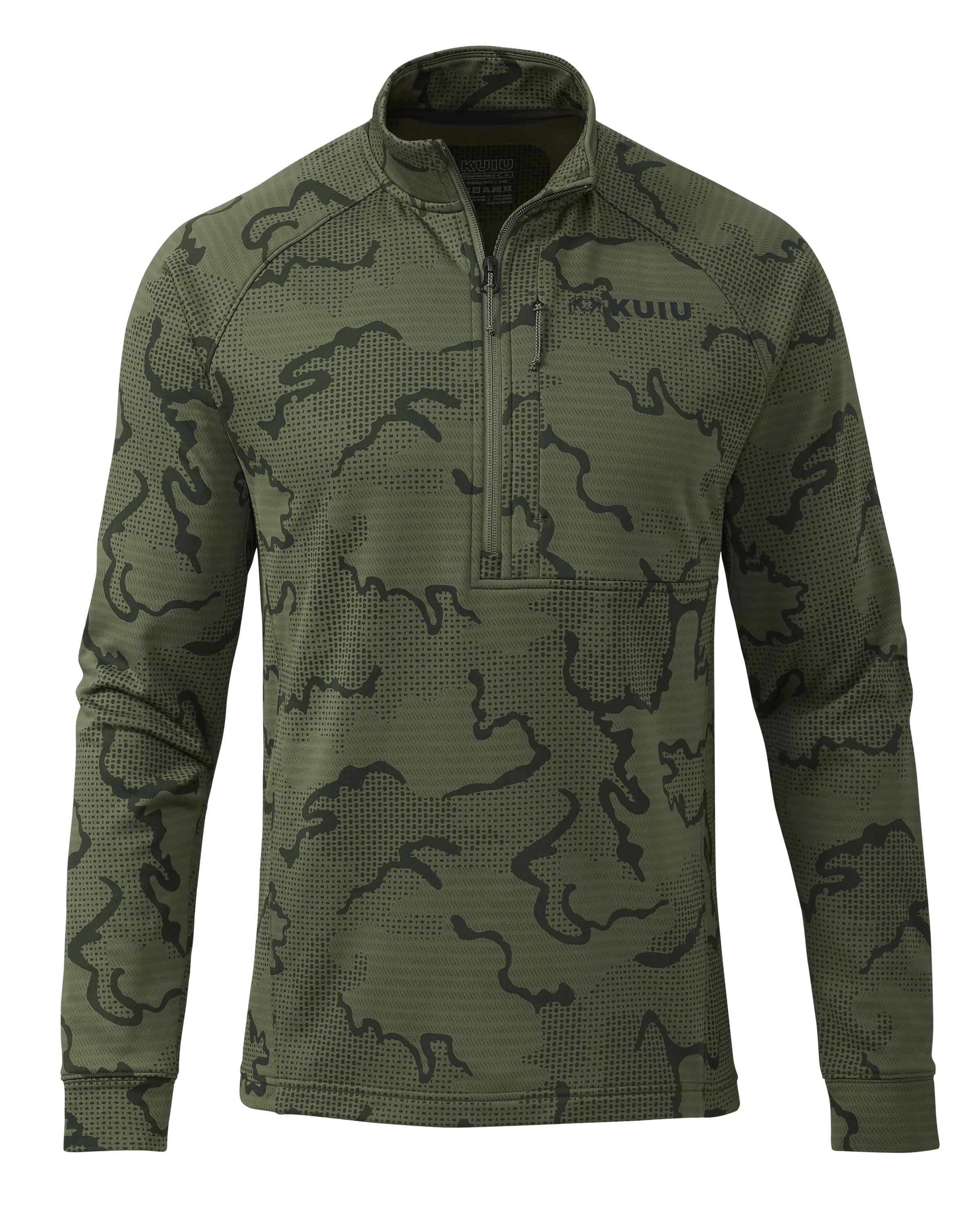 Ridgepoint Fleece Zip-T | Olive Tonal