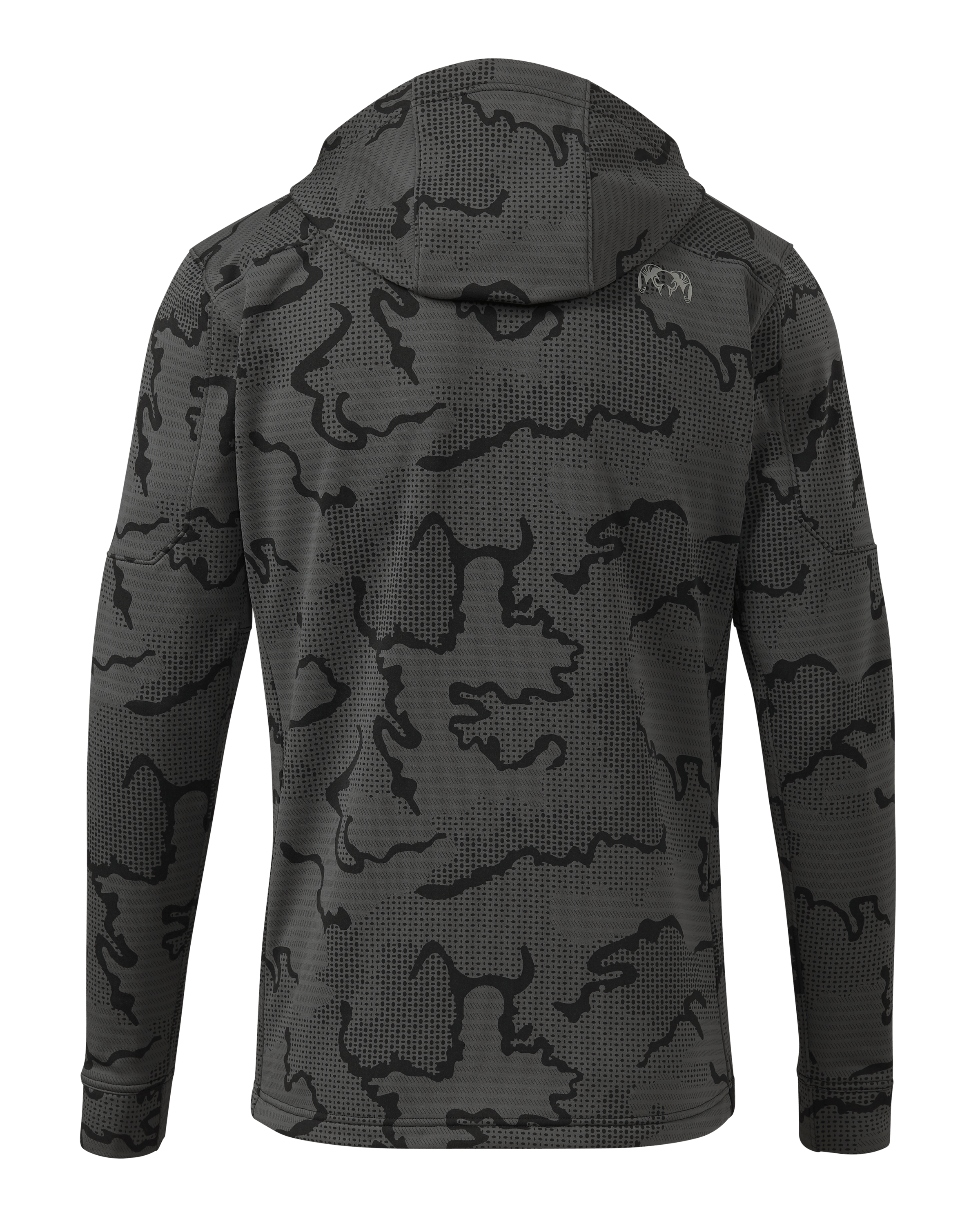 Alternative view of Ridgepoint Fleece Hoodie | Black Tonal