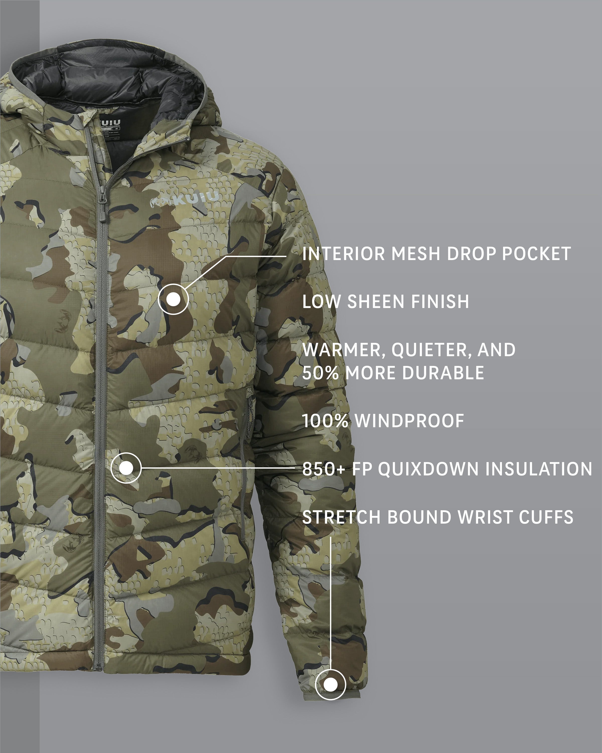 Alternative view of Super Down LT Hooded Jacket | Valo