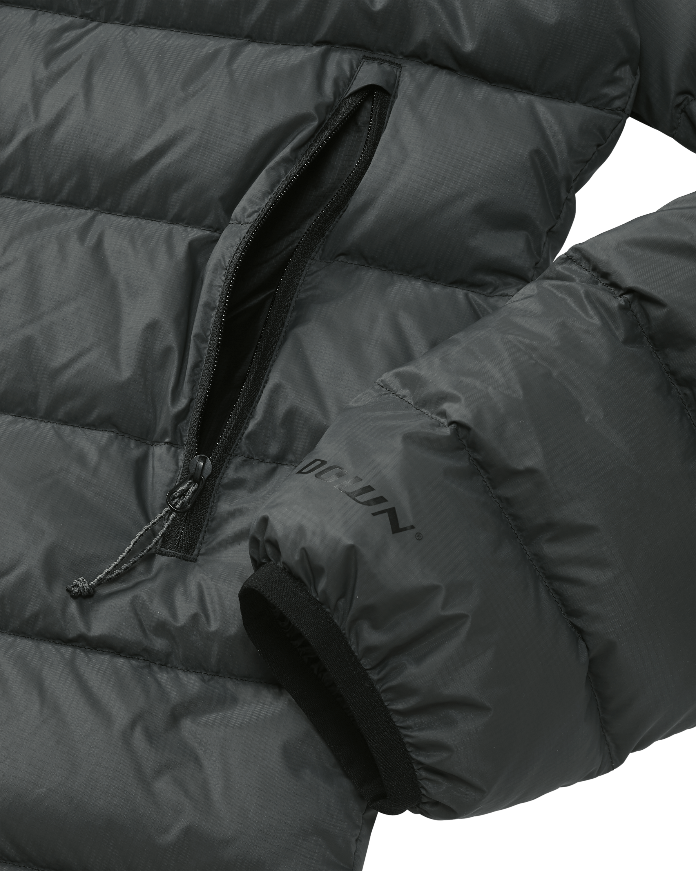 Outlet Women's Super Down LT Jacket | Gunmetal - Image 3