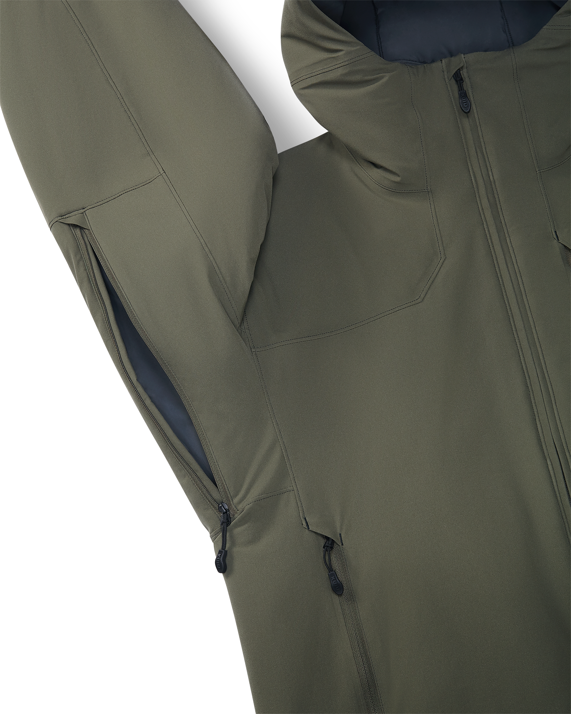 Mountain PRO Hooded Jacket | Verde - Image 3