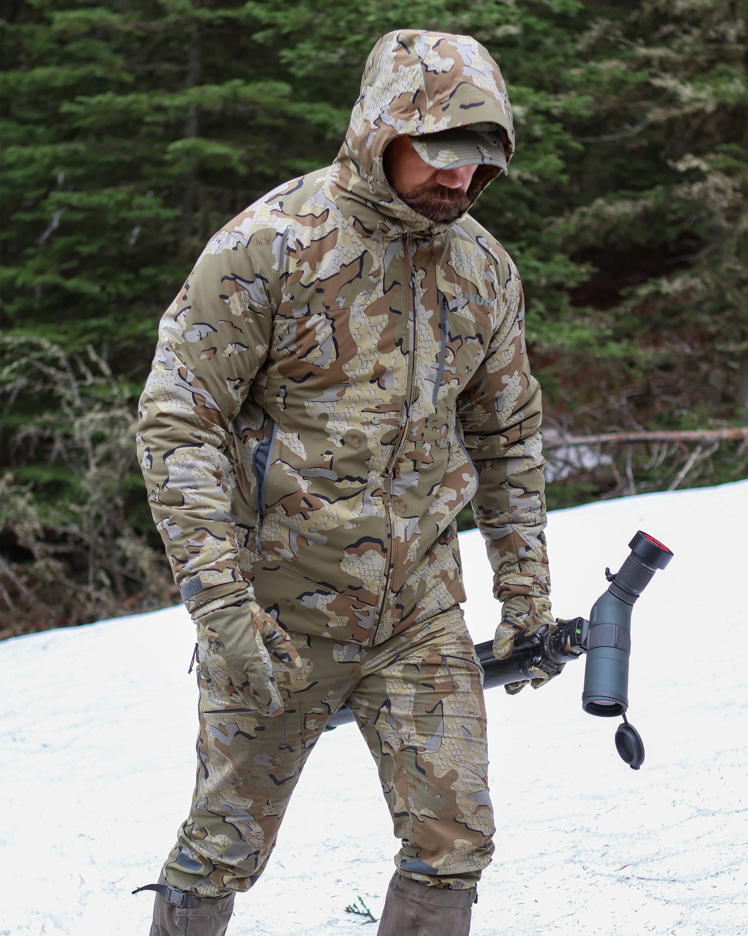 Mountain PRO Hooded Jacket | Verde - Image 7